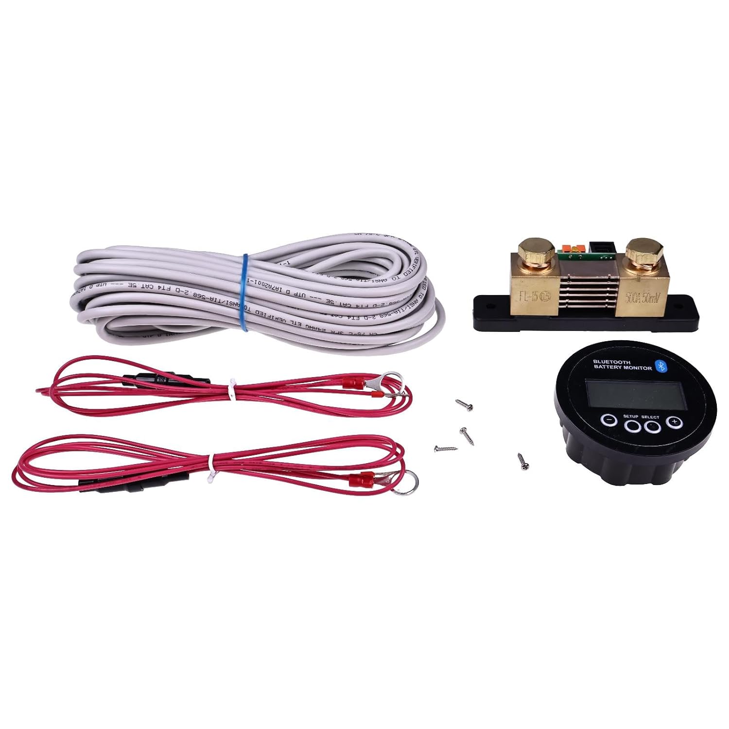 Smart Battery Monitor BAM030712000 Compatible with Victron Energy BMV-712 Voltage Form 6.5-70 VDC
