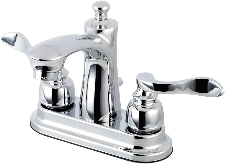 Kingston Brass FB7621NFL Nuwave French 4-inch Centerset Lavatory Faucet, Chrome