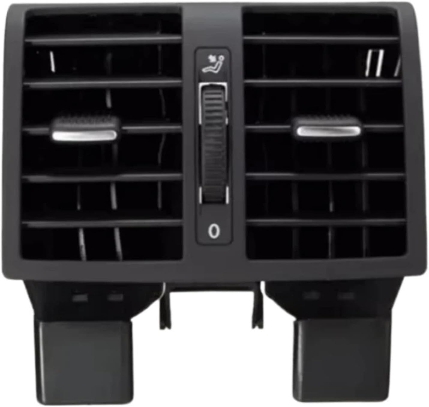 Air Conditioning Vent Cover 1/2PCS Fit for VW Touran Caddy 2004-2015 1TD819203 Car Air Conditioning Rear Vent A/C Outlet Dashboard Vent(2pcs)