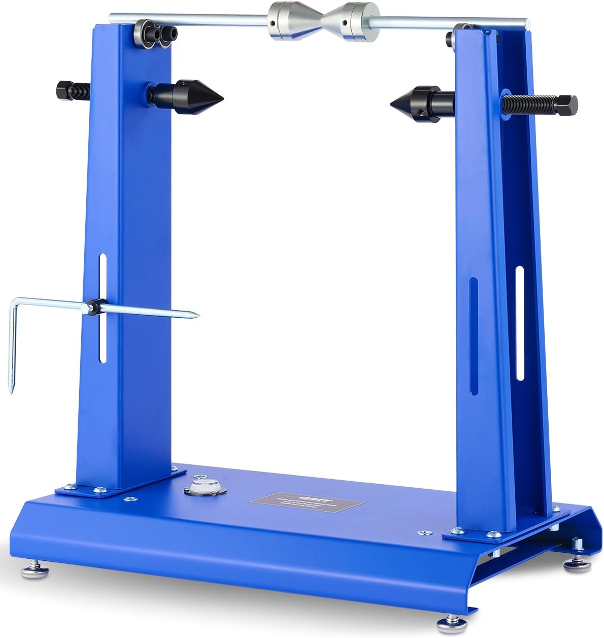 Orion Motor Tech Motorcycle Wheel Balancer & Truing Stand, Tire Balancer Stand for Motorcycle Wheel with Adjustable Truing Pointer, Heavy Duty Bicycle Wheel Truing Stand for Sport Dirt Bike