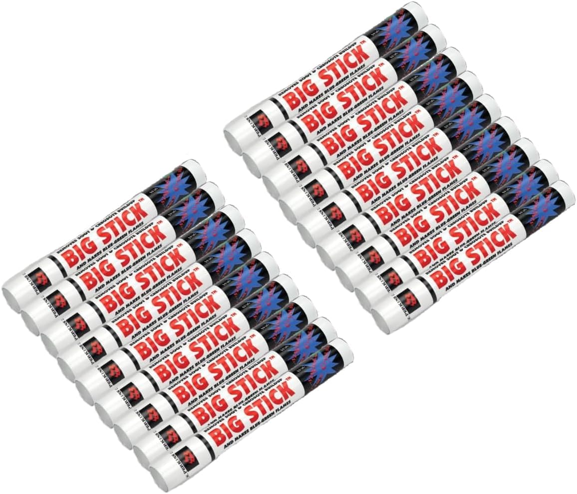 Big Stick Kwik-Shot Soot Stopper and Creosote Remover - 18 Pack