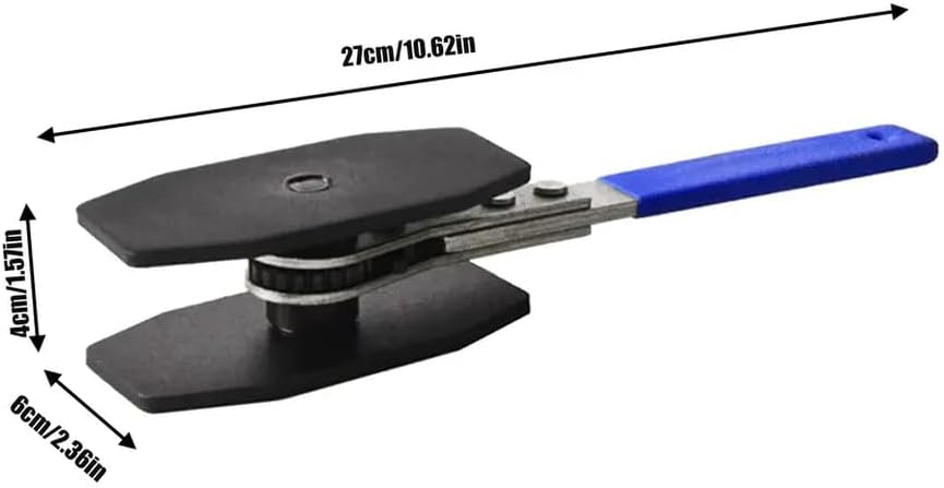 Car Ratchet Brake Piston Caliper Spreader Tool Compatible With Twin Quad Separator Pad Disc Repair Kits Swing Ratchet Expander Wrench Press(Blue)