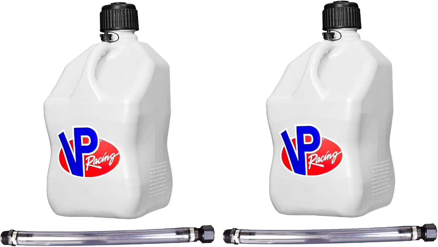 VP Racing 3522-CA, 5.5 Gallon Square Motorsport Jug, White & 14
