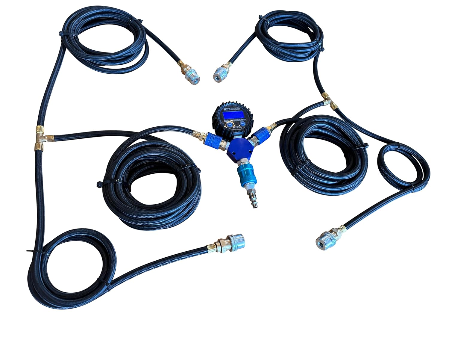 The Source Quad-Filler 4 Way Digital Offroad Overland Tire Inflator System by Preece Precision