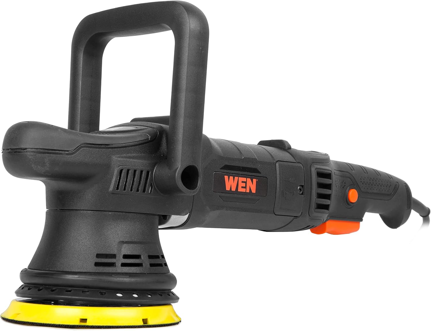 WEN Dual Action Polisher, 5-Inch Professional Grade, 8-Amp with Paddle Switch, 15mm Throw and LED Display (AA6158)