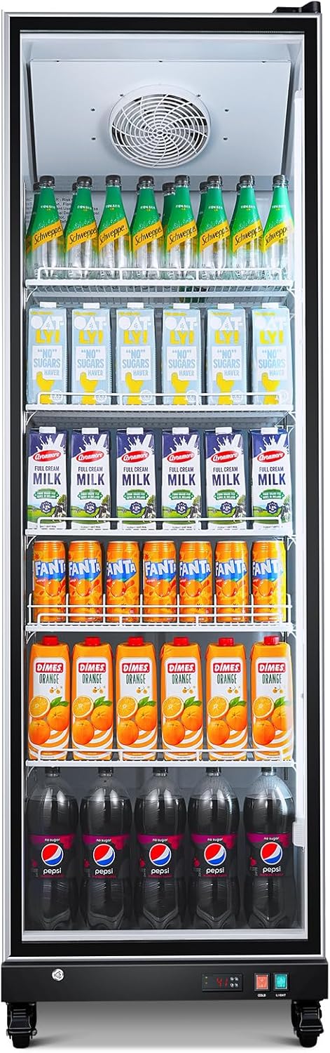 BODEGACOOLER Beverage Refrigerator 18.1 Cu.Ft Glass Door LED