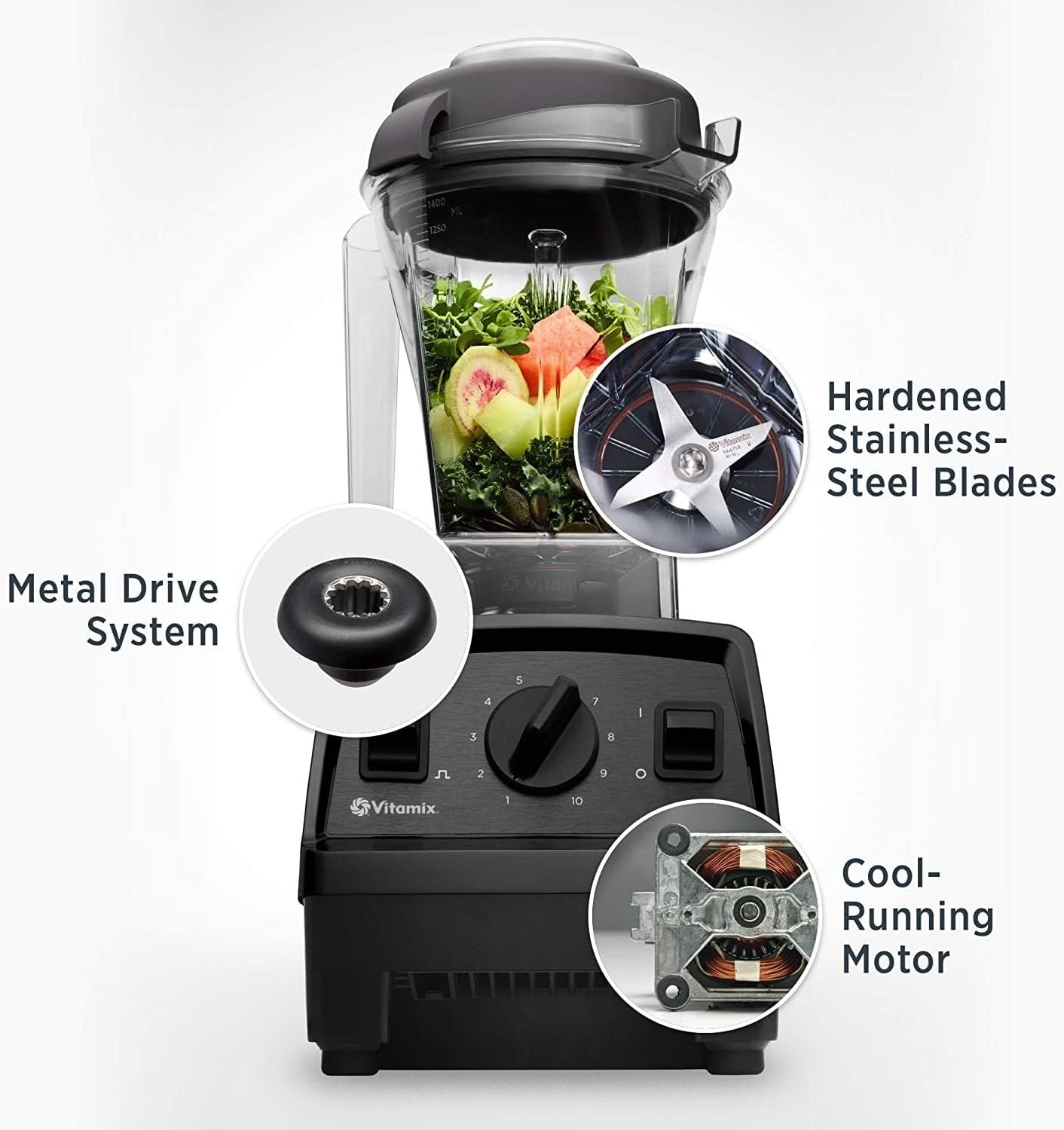 Vitamix E310 Explorian Blender, 48 Oz, Black