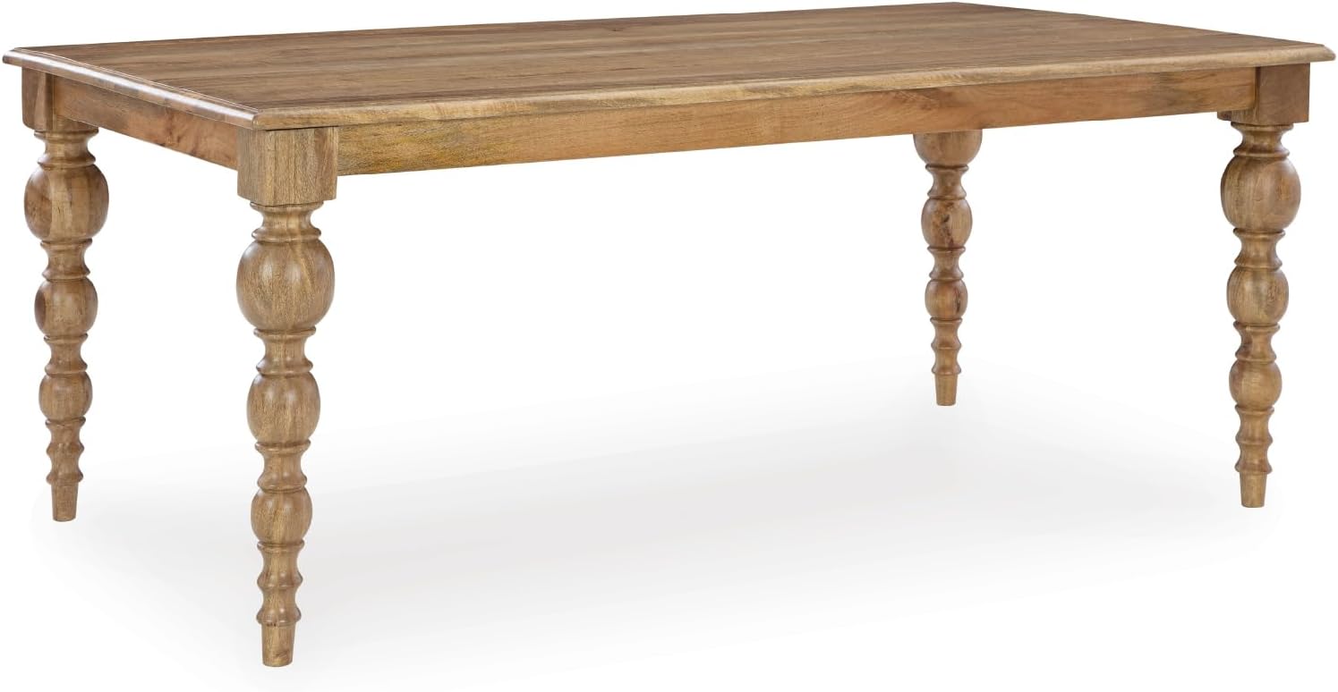 Ashley Rybergston Casual Dining Table, Light Brown