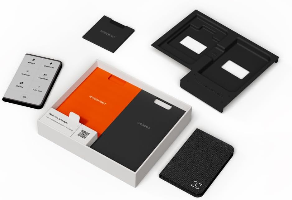 Ledger STAX Crypto Wallet with Recovery Key & Secure Tap Access
