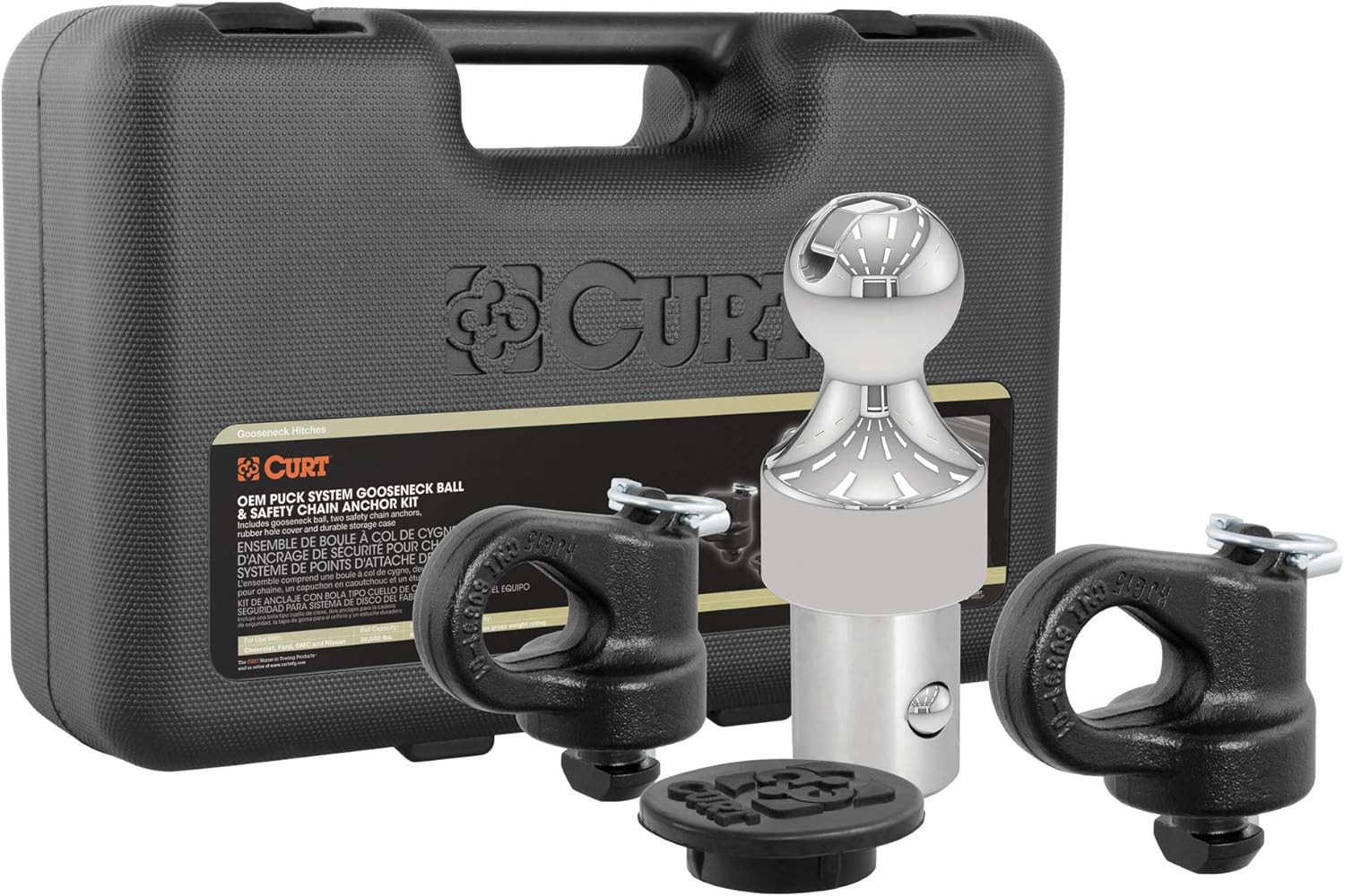 CURT Gooseneck Hitch Kit 38,000lbs Fits Chevy Ford GMC Nissan