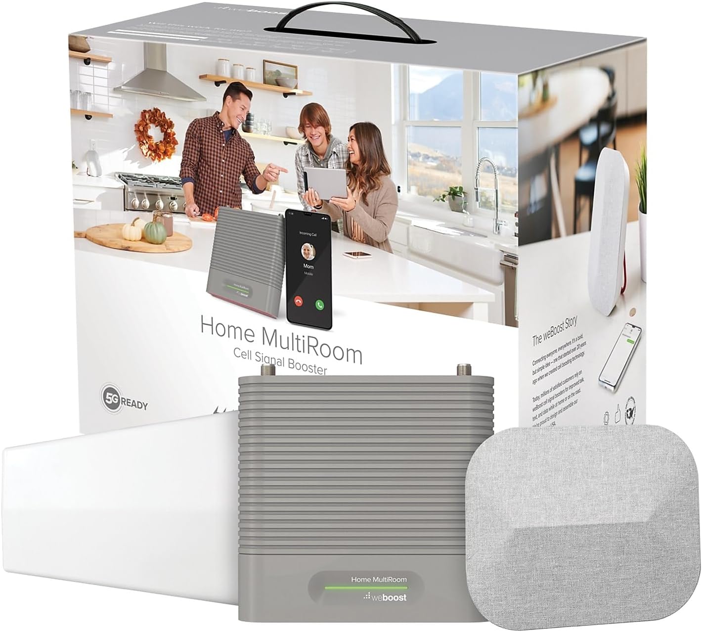 weBoost Home MultiRoom Signal Booster, 5000 Sq Ft, FCC Approved