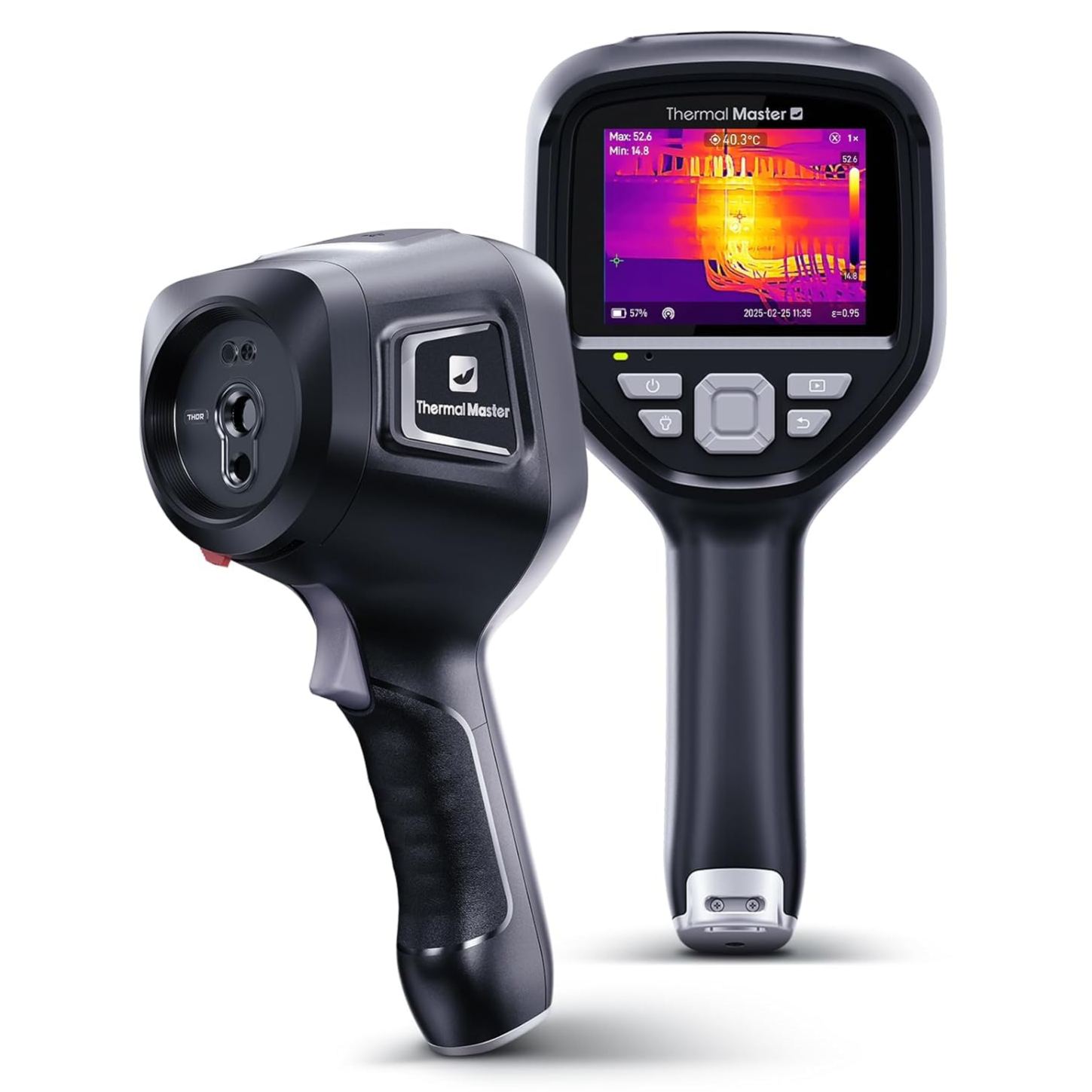 Handheld Thermal Camera, 512×384, Light, IPS Screen, Thor 002