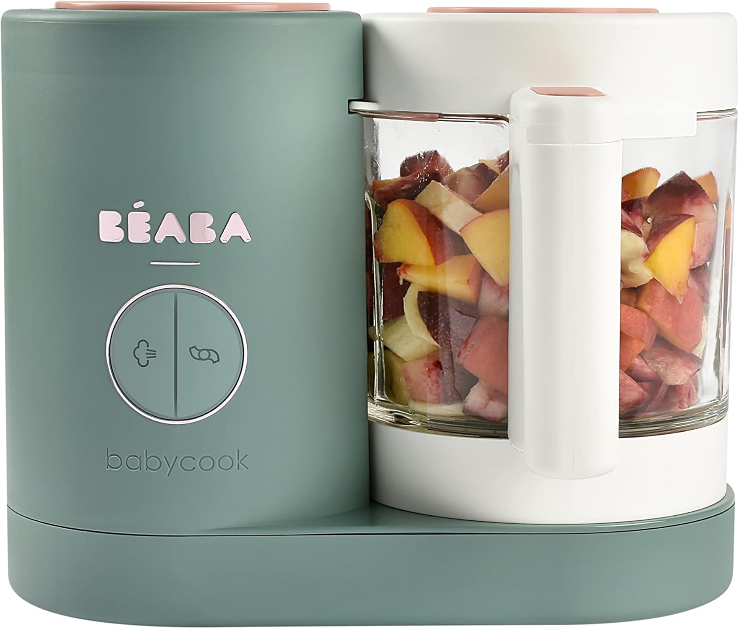 BEABA Babycook Neo Baby Food Maker, Glass & Steel, 34 Servings