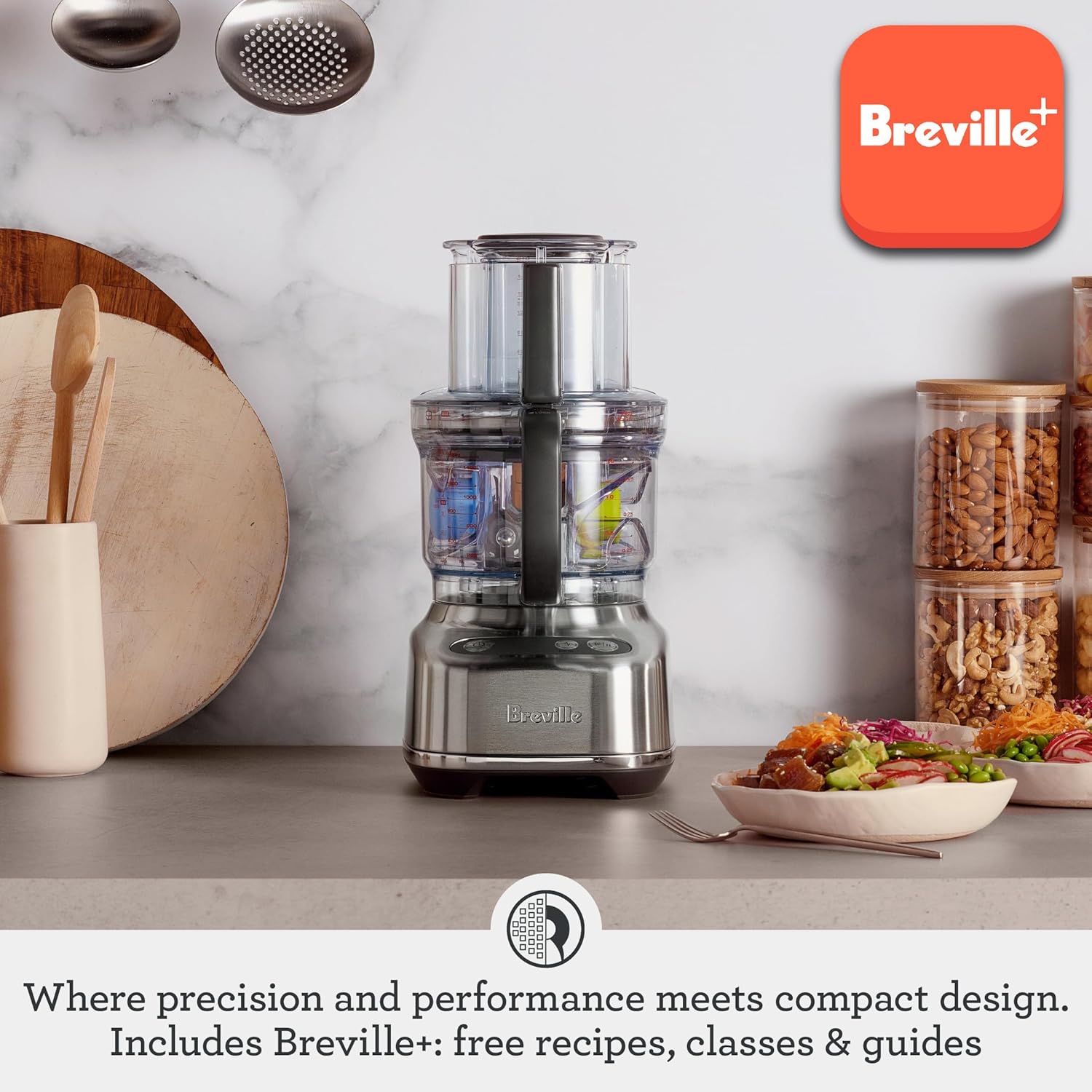 Breville Paradice Food Processor 9 Cup Stainless Steel