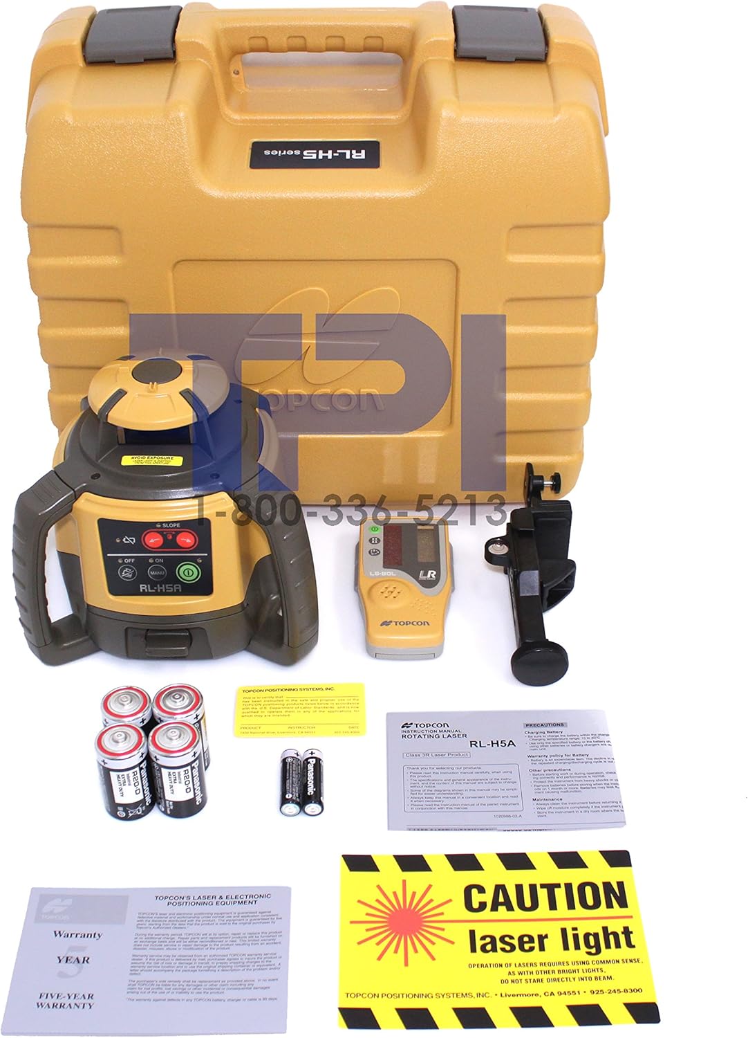 Topcon RL-H5A Self-Leveling Rotary Level