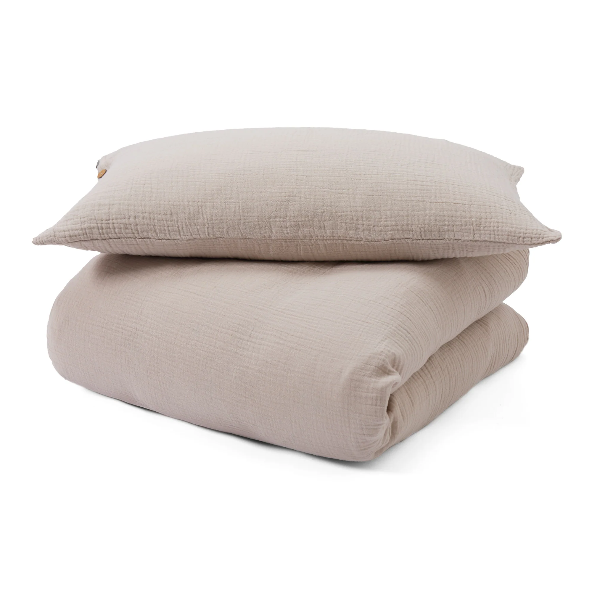 Musselin-Kinderbettwsche-Set Mondimi [Natur]