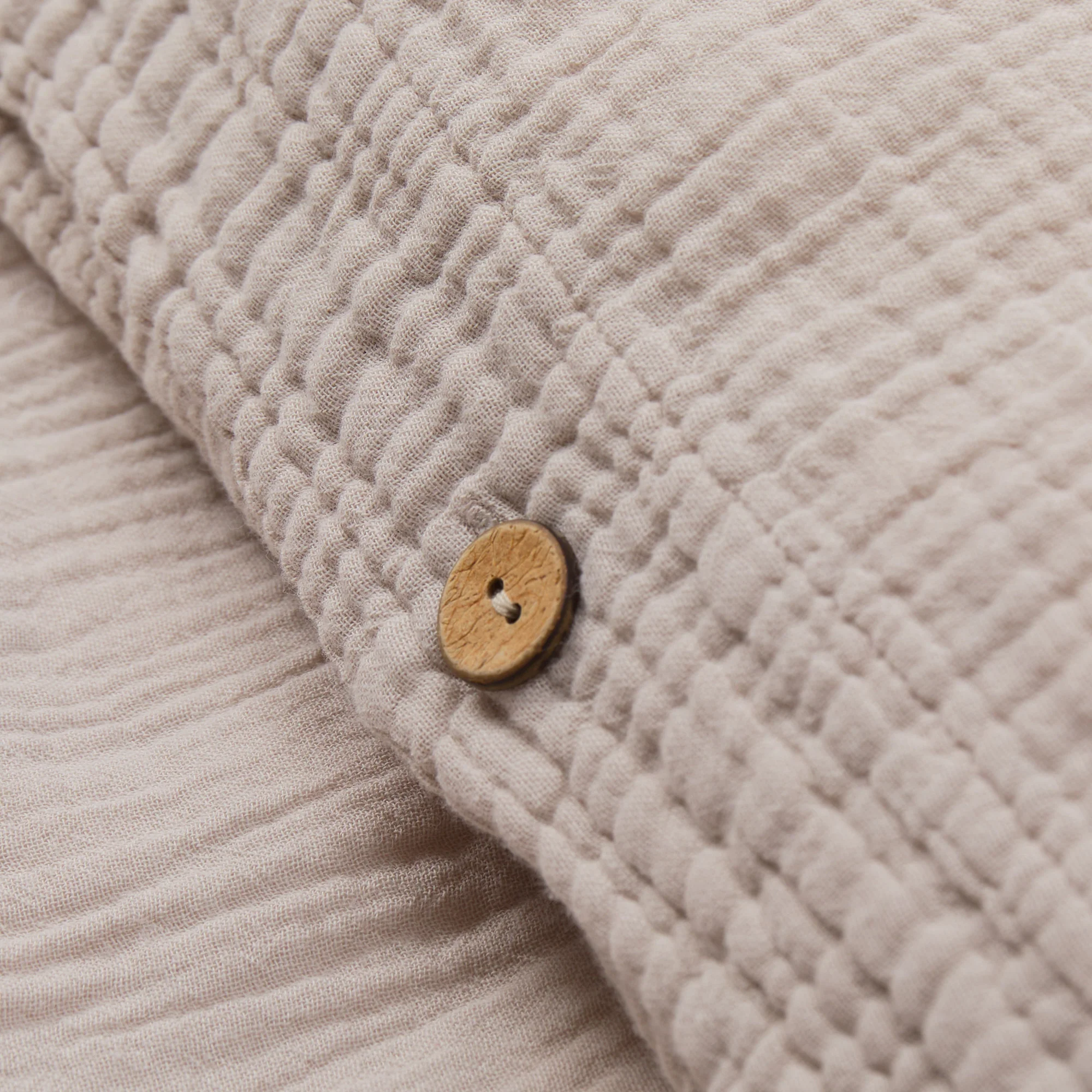 Musselin-Kinderbettwsche-Set Mondimi [Natur]