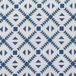 Perkal-Bettwsche Arouca [Wei/Jeansblau]