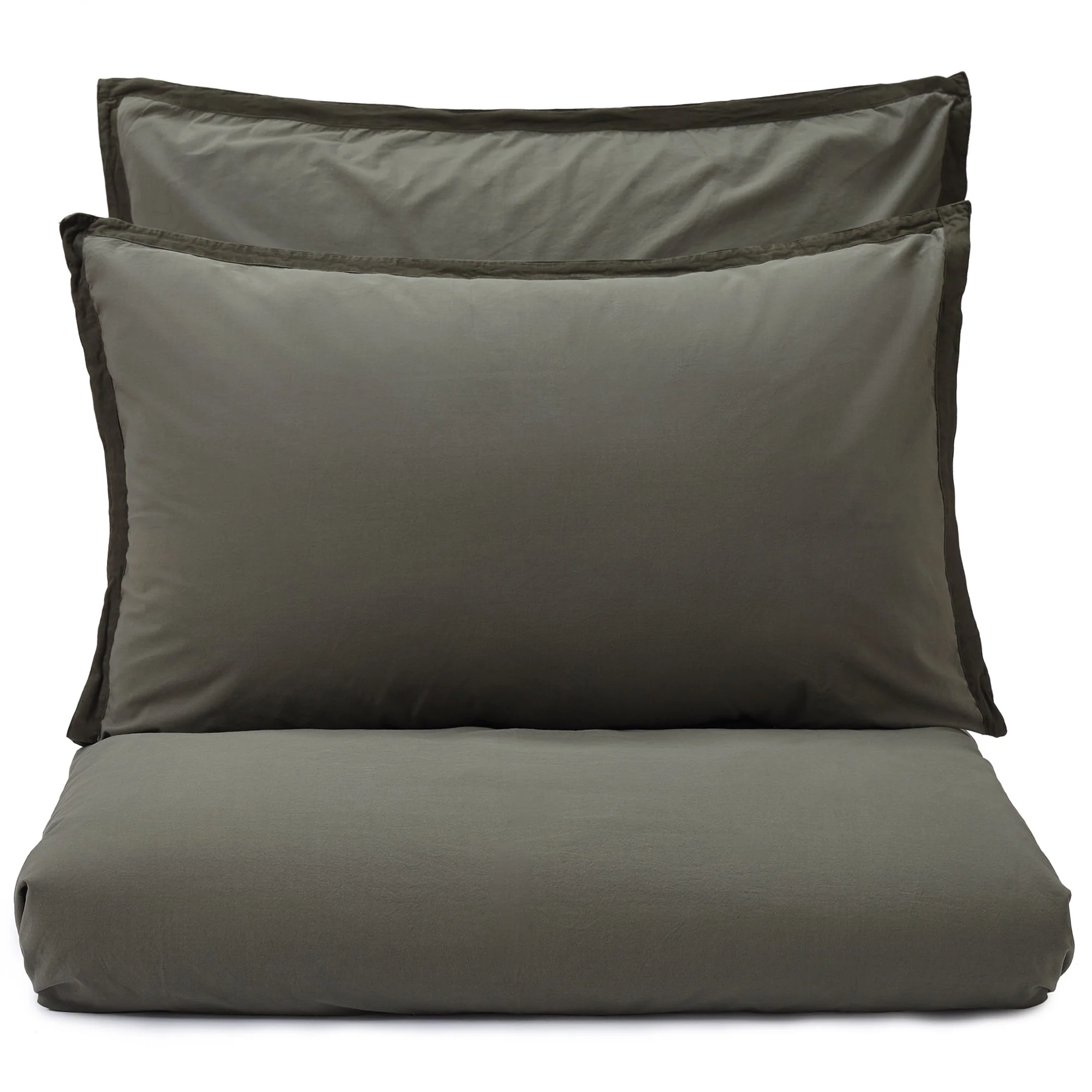 Perkal-Bettwsche Balaia [Moosgrün]