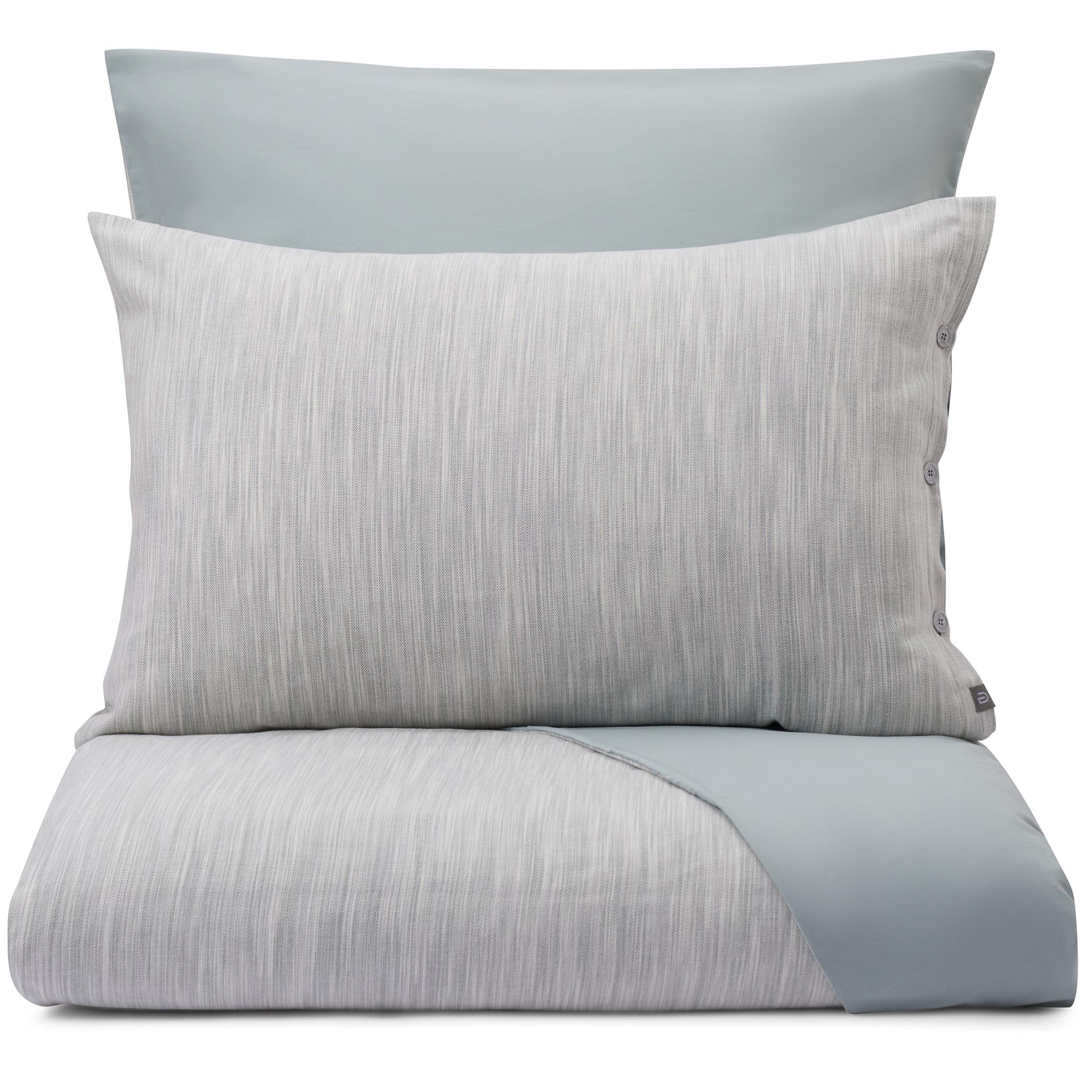 Baumwoll-TENCEL Lyocell-Bettwsche Elvas [Salbeigrün & Grüngrau]