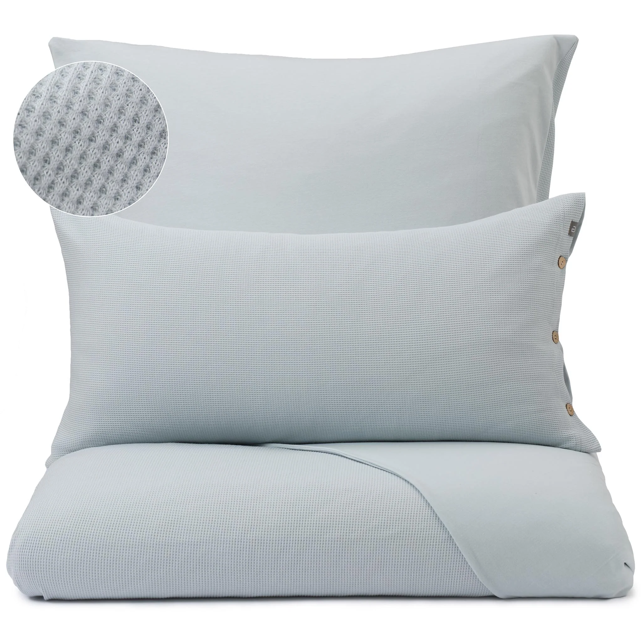 Jersey-Bettwsche Medelo [Nebelblau]