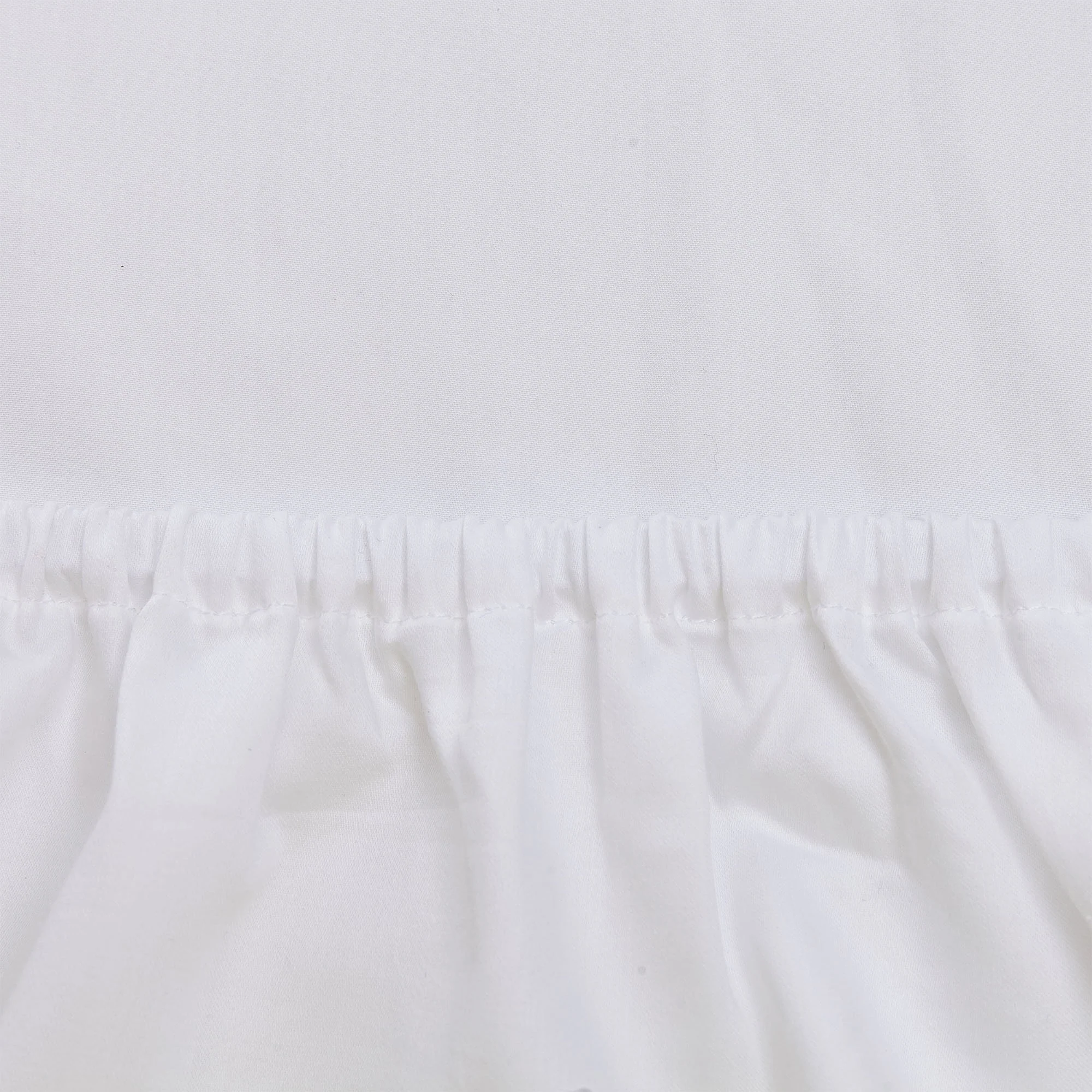 Satin-Spannbettlaken Oufeiro [Wei]