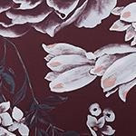 Satin-Bettwsche Almadena [Weinrot/Mehrfarbig]