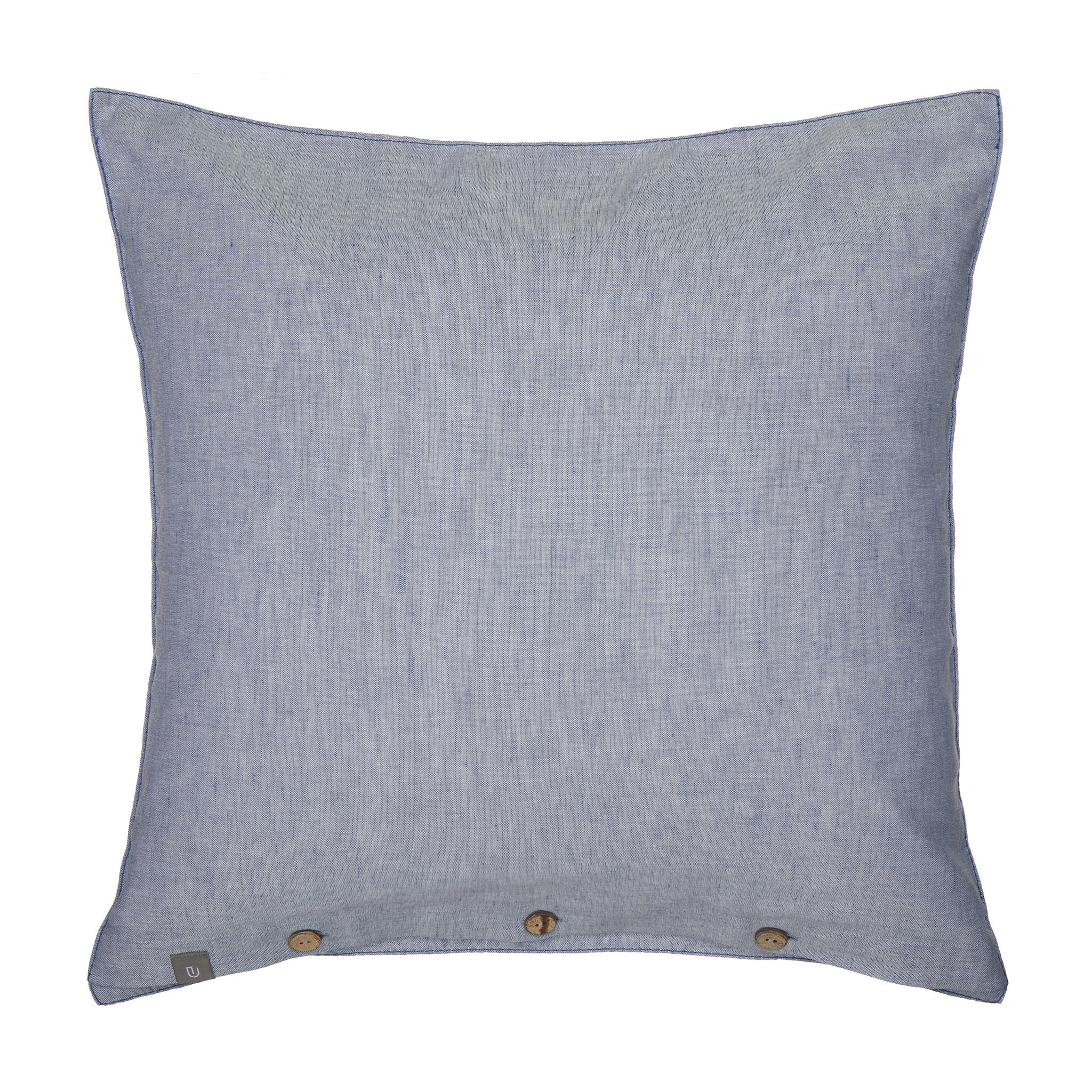 Leinen-Baumwoll-Kissenhülle Tolosa [Jeansblau]