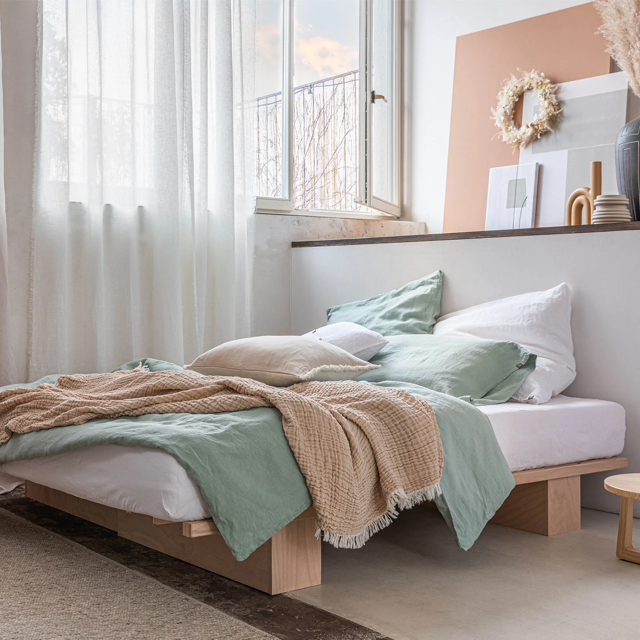 Leinen-Bettwsche Mafalda [Wei]