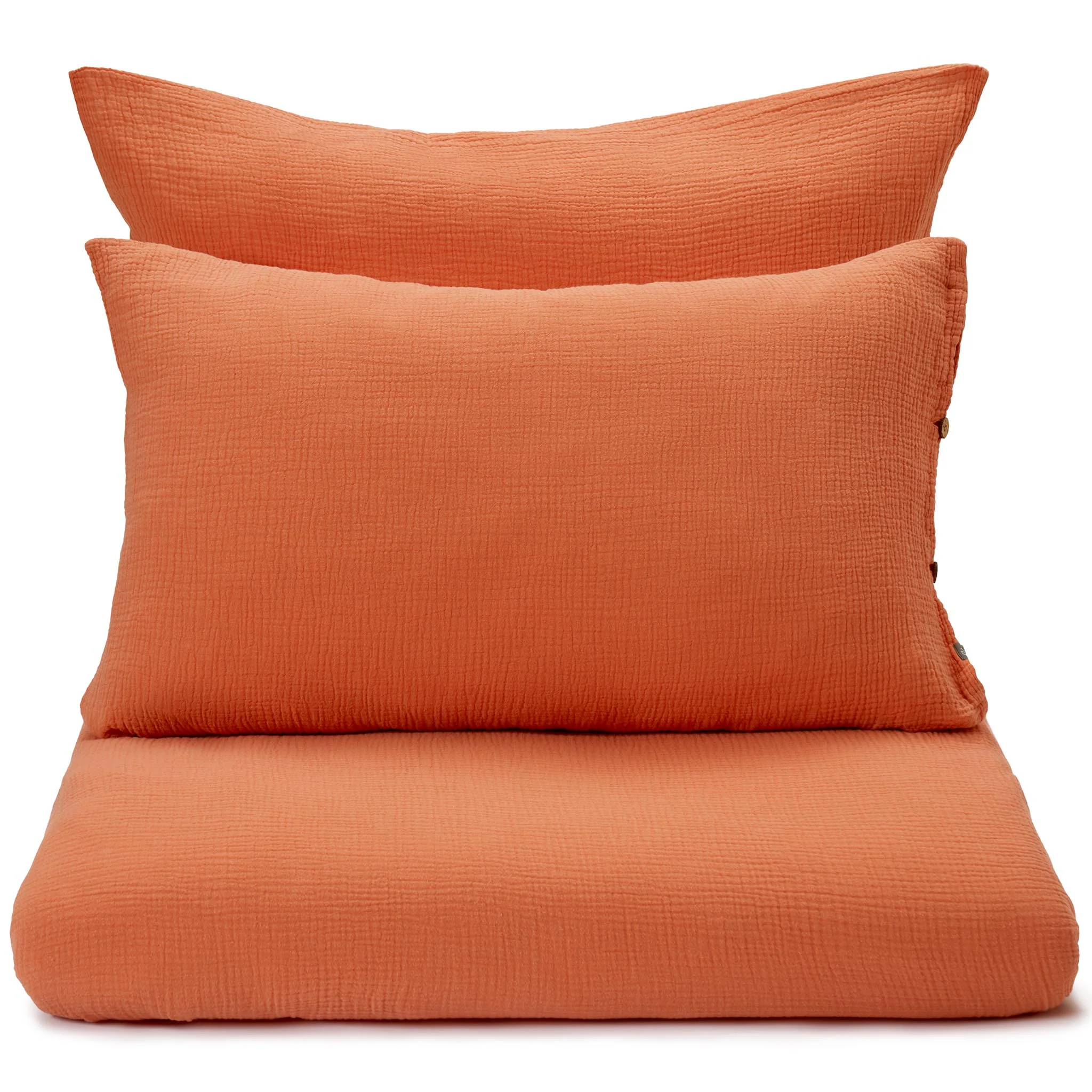 Musselin-Bettwsche-Set Trofa [Mandarine]