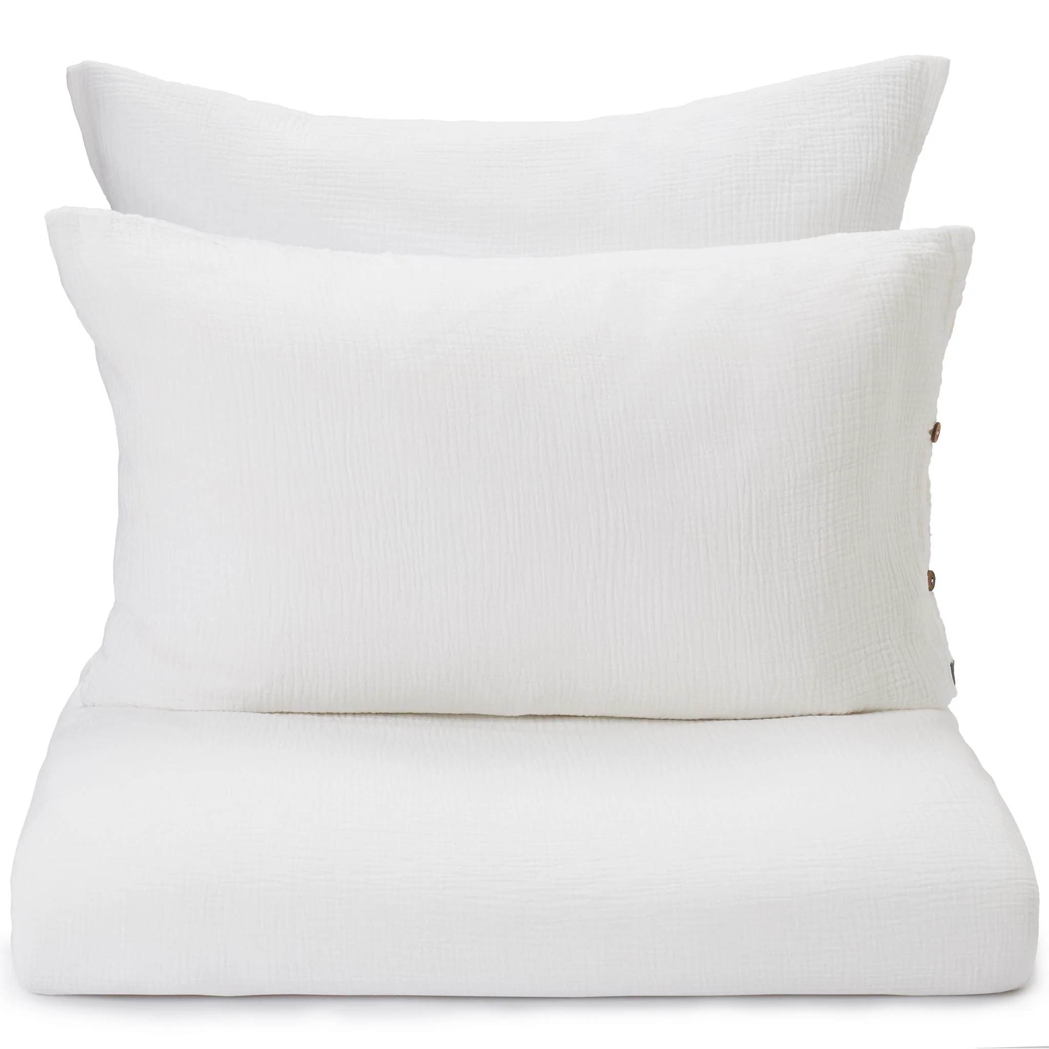 Musselin-Bettwsche-Set Trofa [Wei]