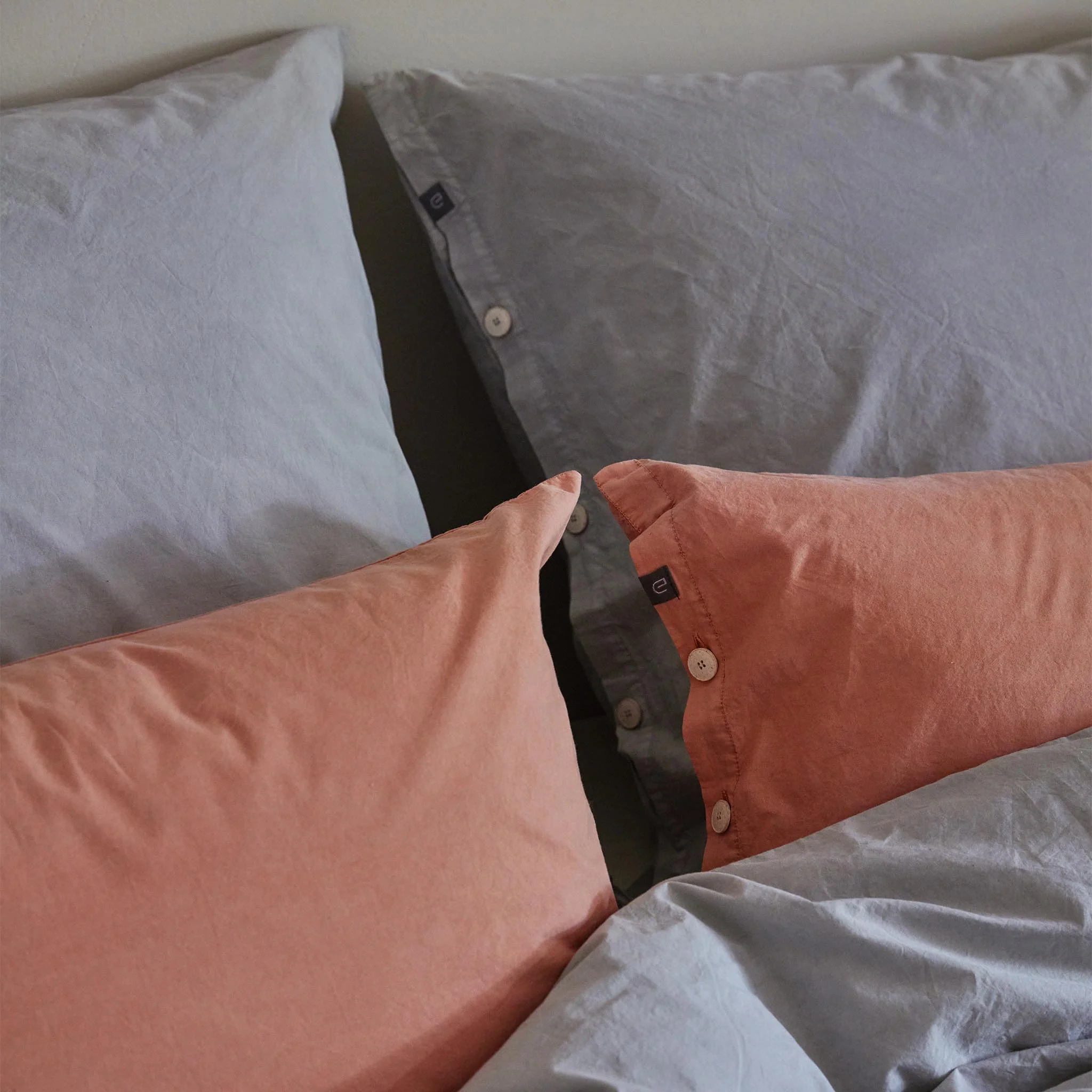 Bio-Baumwoll-Bettwsche Evora [Altrosa]