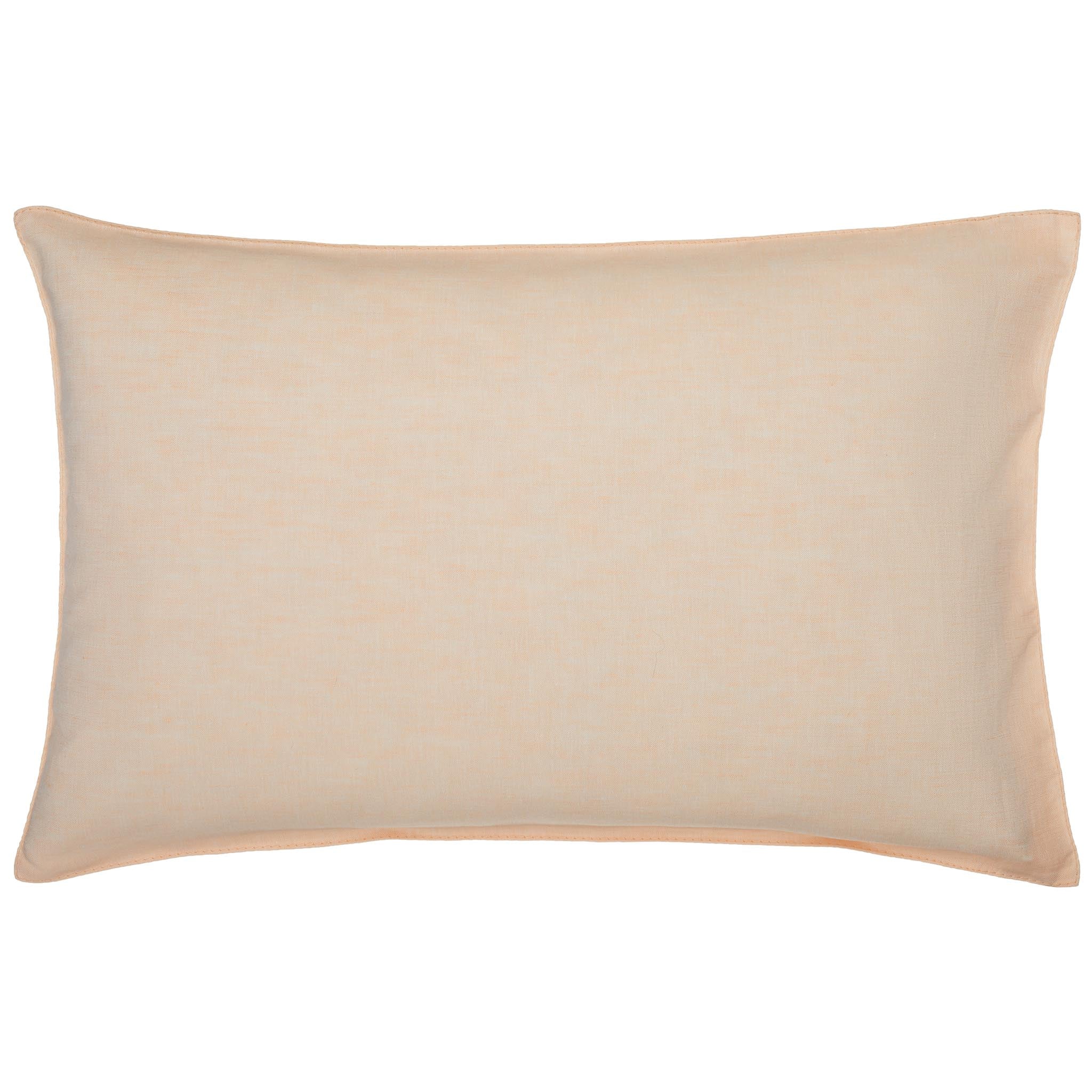 Leinen-Baumwoll-Kissenhülle Tolosa [Pfirsich]