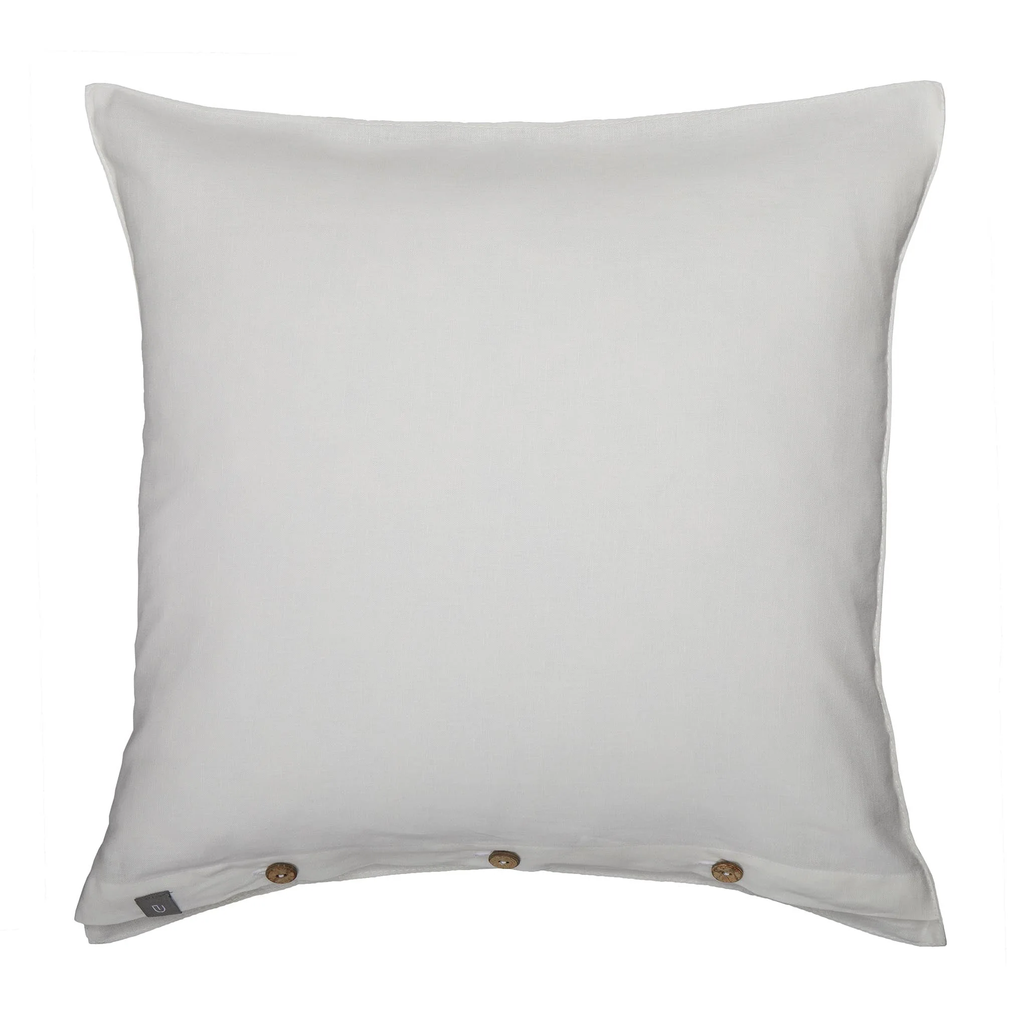 Leinen-Baumwoll-Kissenhülle Tolosa [Wei]