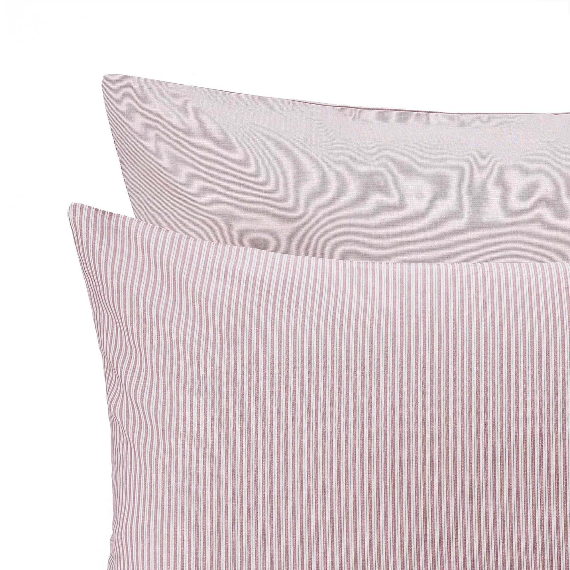 Kissenbezug Izeda [Dunkelrot/Wei]