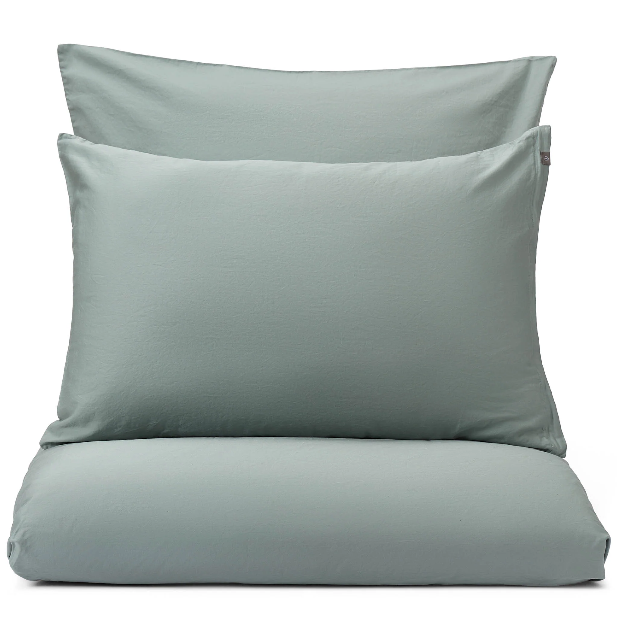 Baumwoll-Bettwsche Nelas [Salbeigrün]