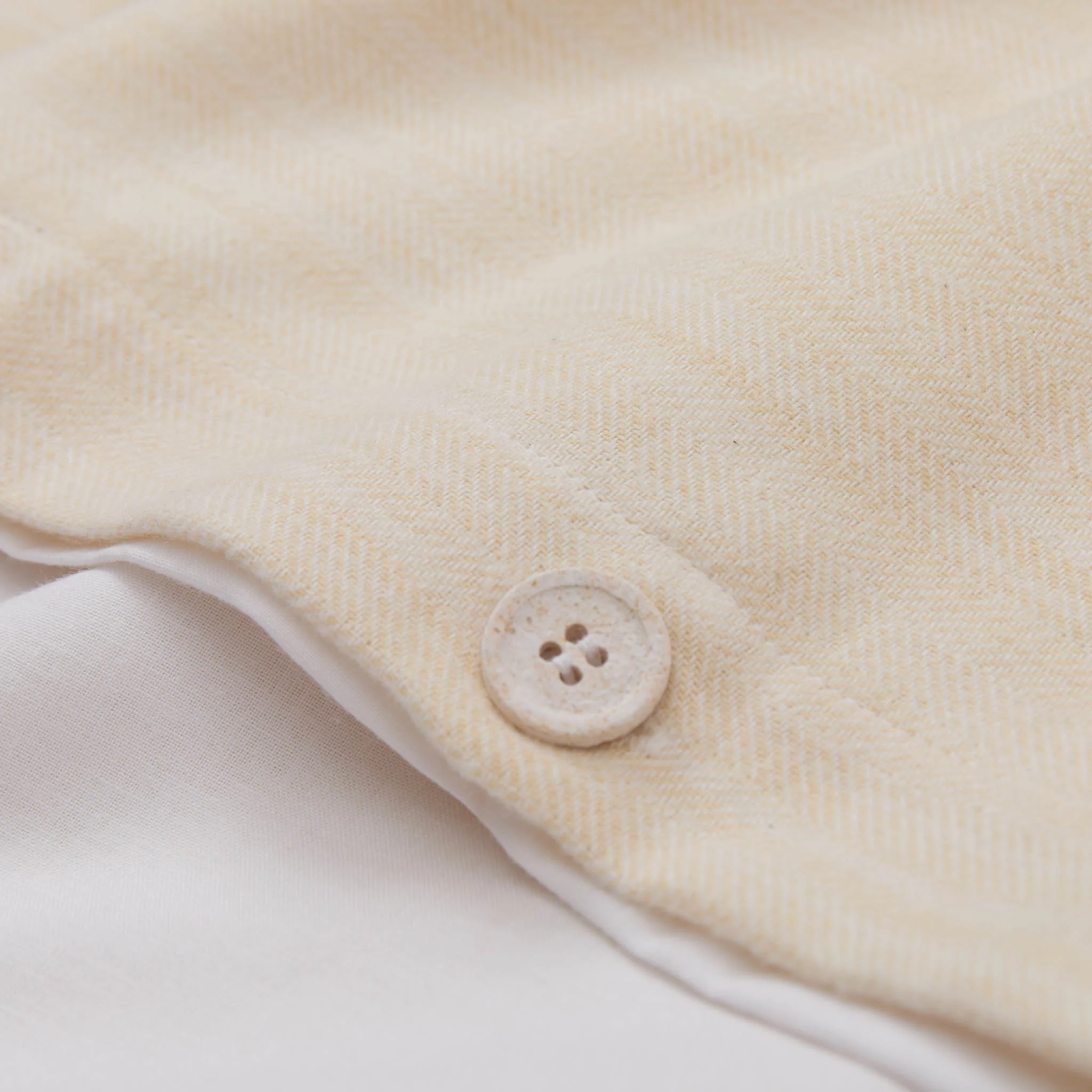 Baumwoll-TENCEL Lyocell-Bettwsche Elvas [Beige & Naturwei]