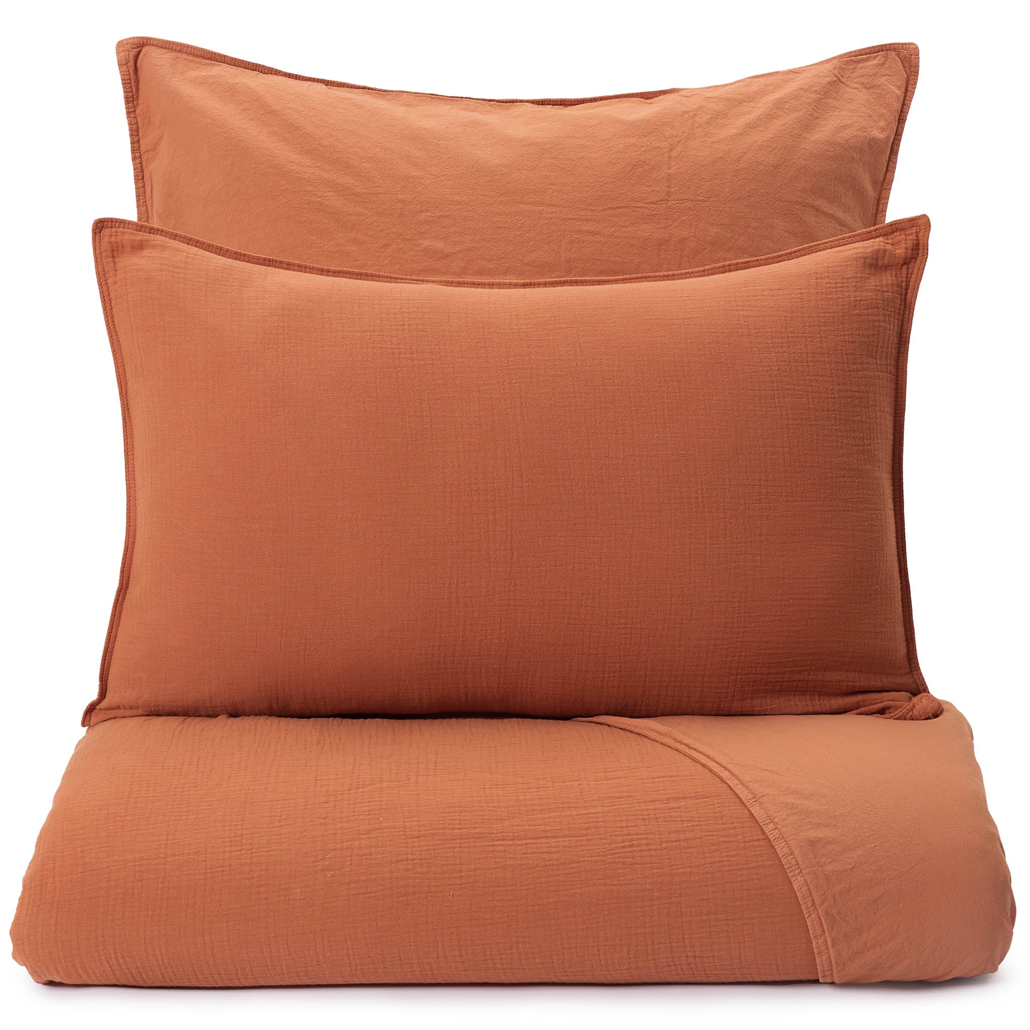 Musselin-Bettwsche Manisa [Terrakotta]