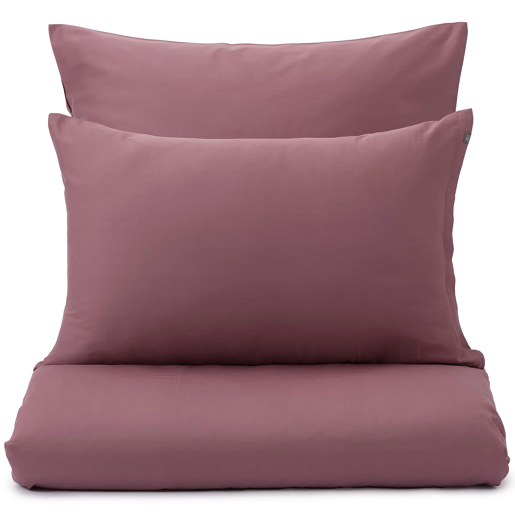 Satin-Bettwsche Oufeiro [Dunkles Taupe]