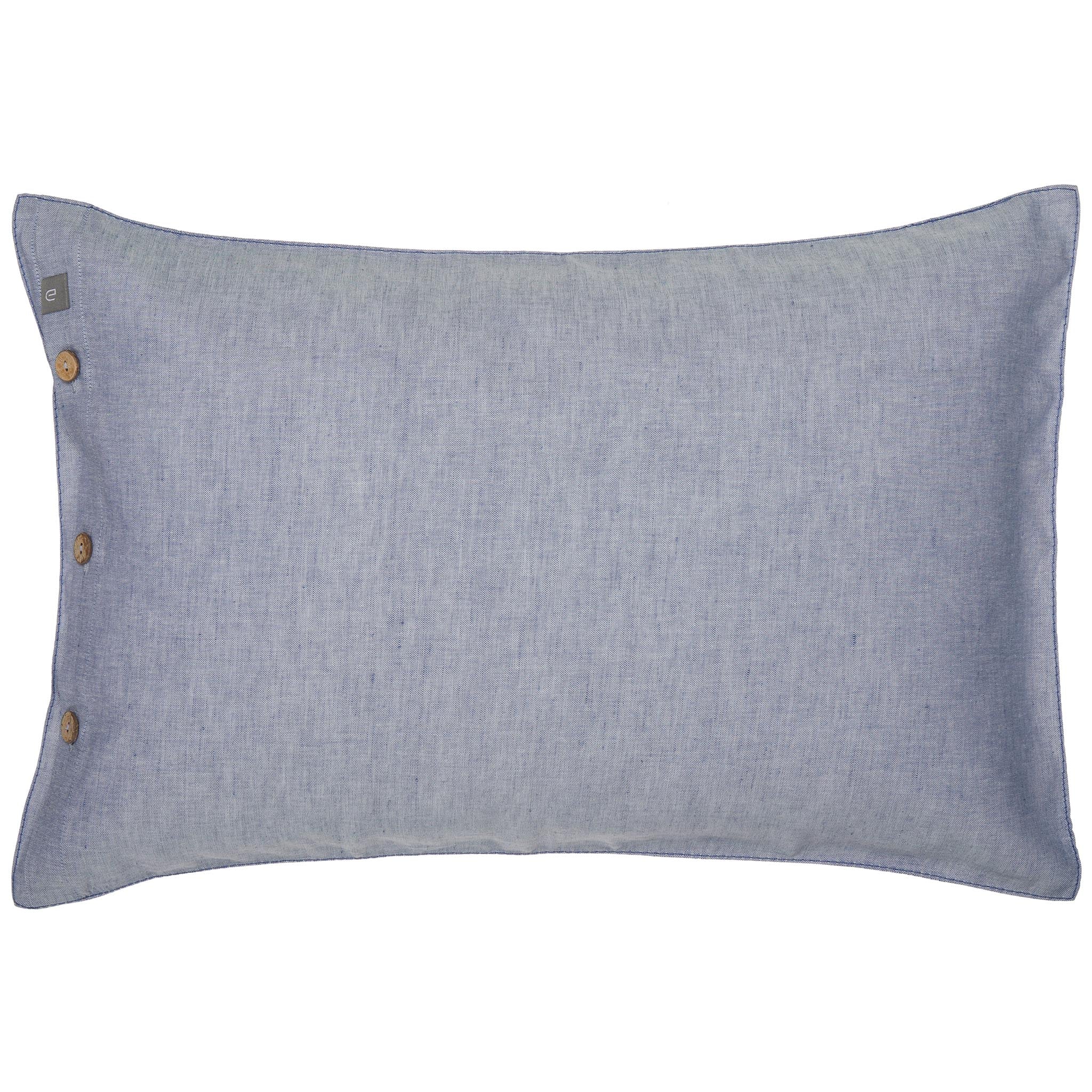 Leinen-Baumwoll-Kissenhülle Tolosa [Jeansblau]