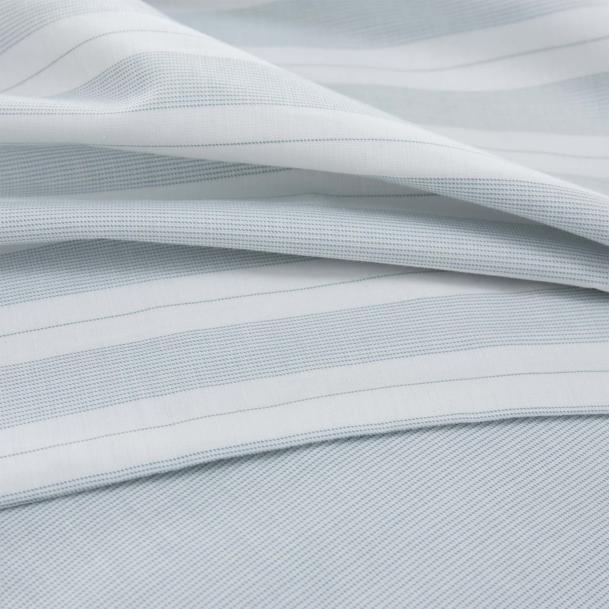 Wende-Perkal-Bettwsche Izeda [Grün/Wei]