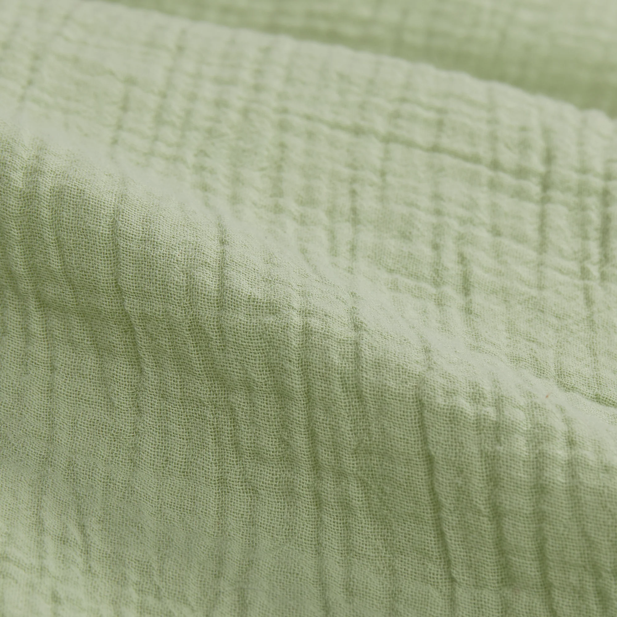 Musselin-Kinderbettwsche-Set Mondimi [Pistazie]