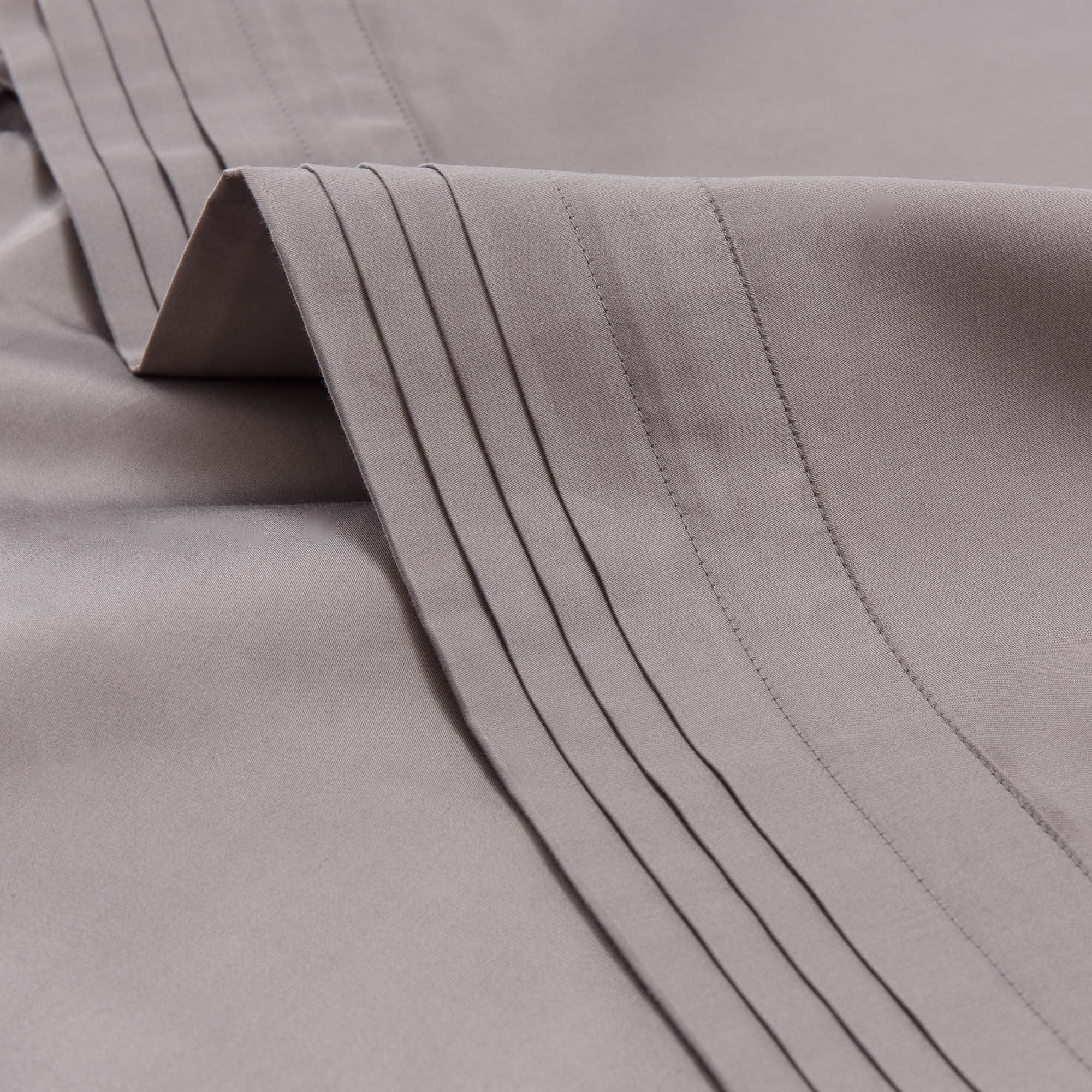 Satin-Bettwsche Manziana [Grau]