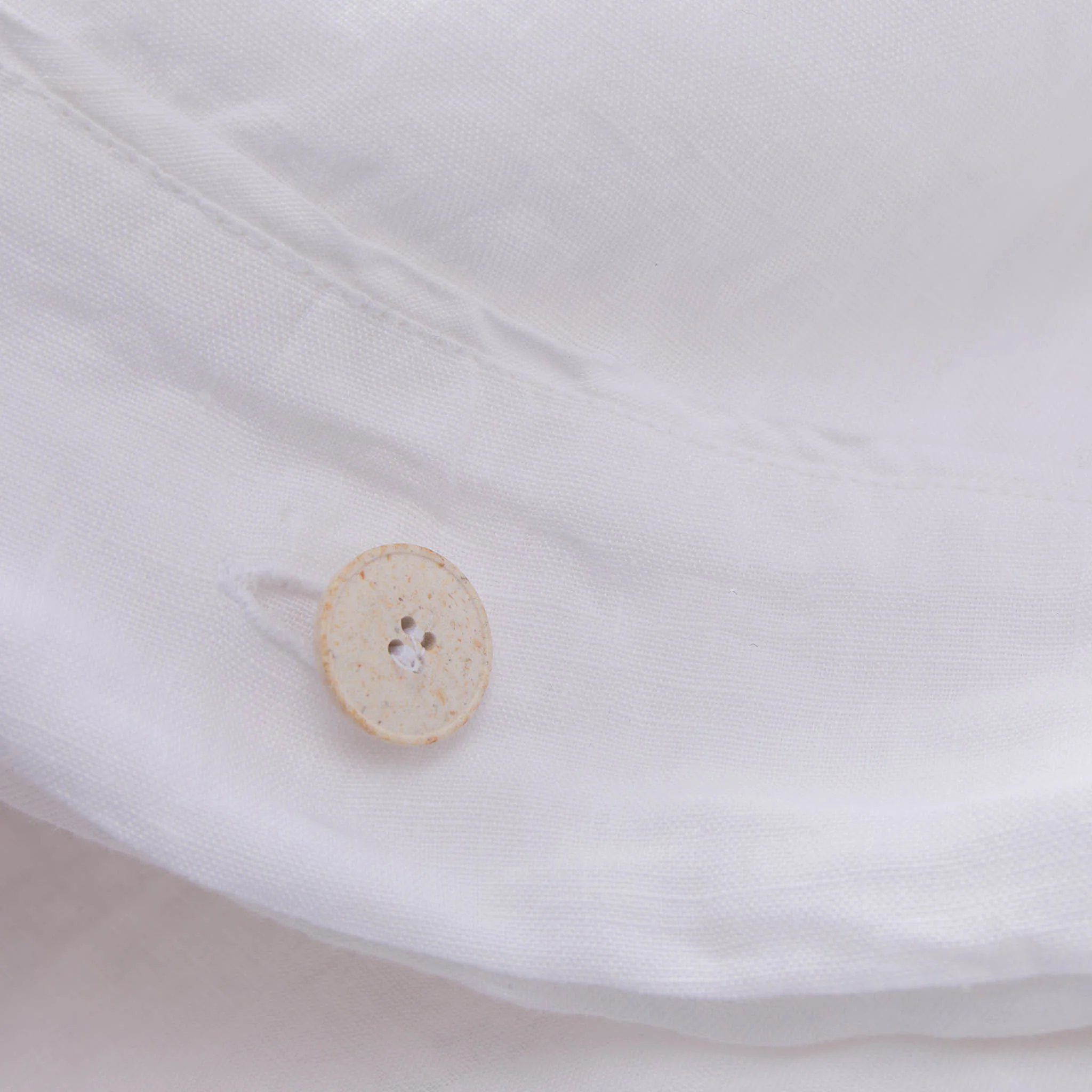 Leinenbettwsche Olhos [Wei]