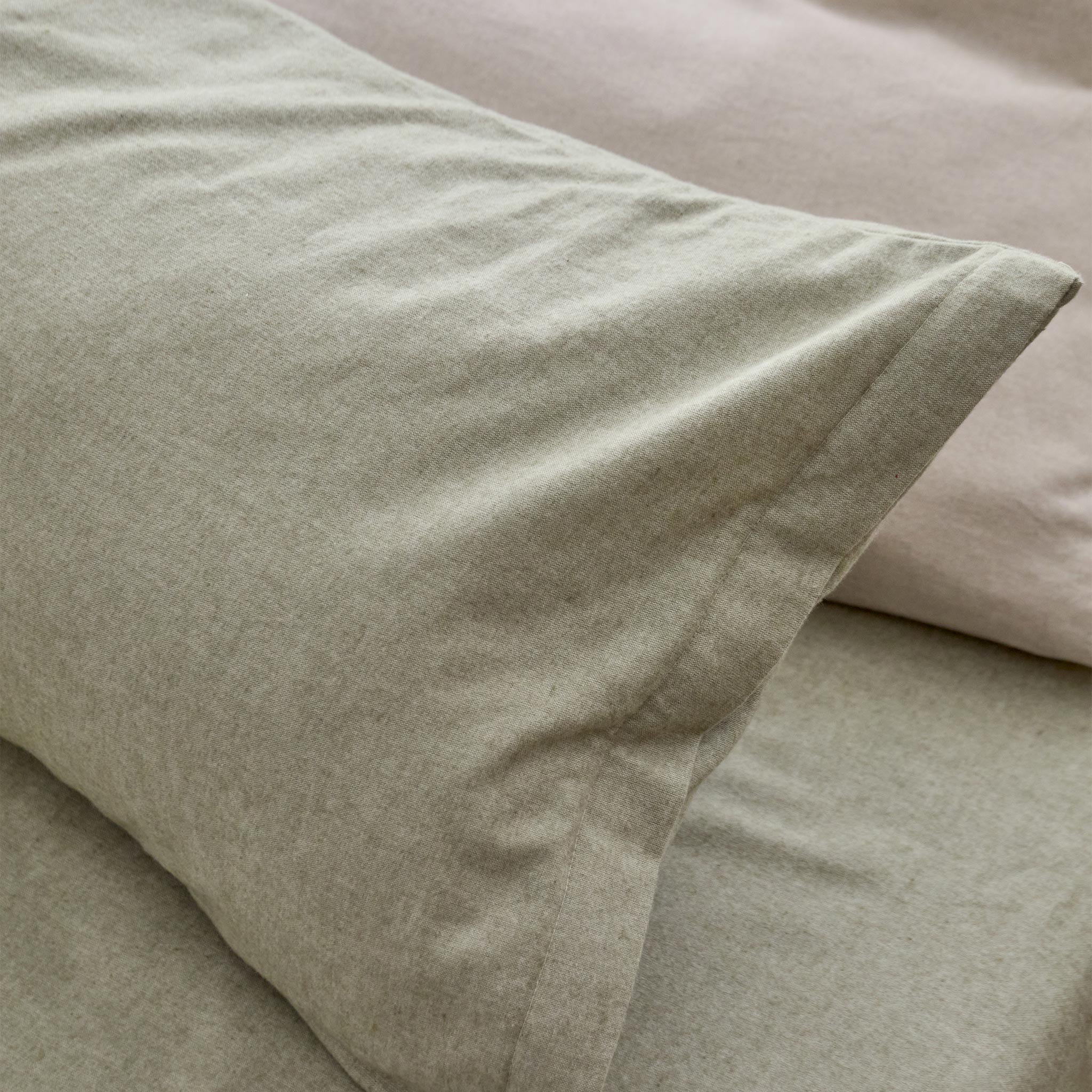 Flanellbettwsche-Set Melloa [Hellgrün]