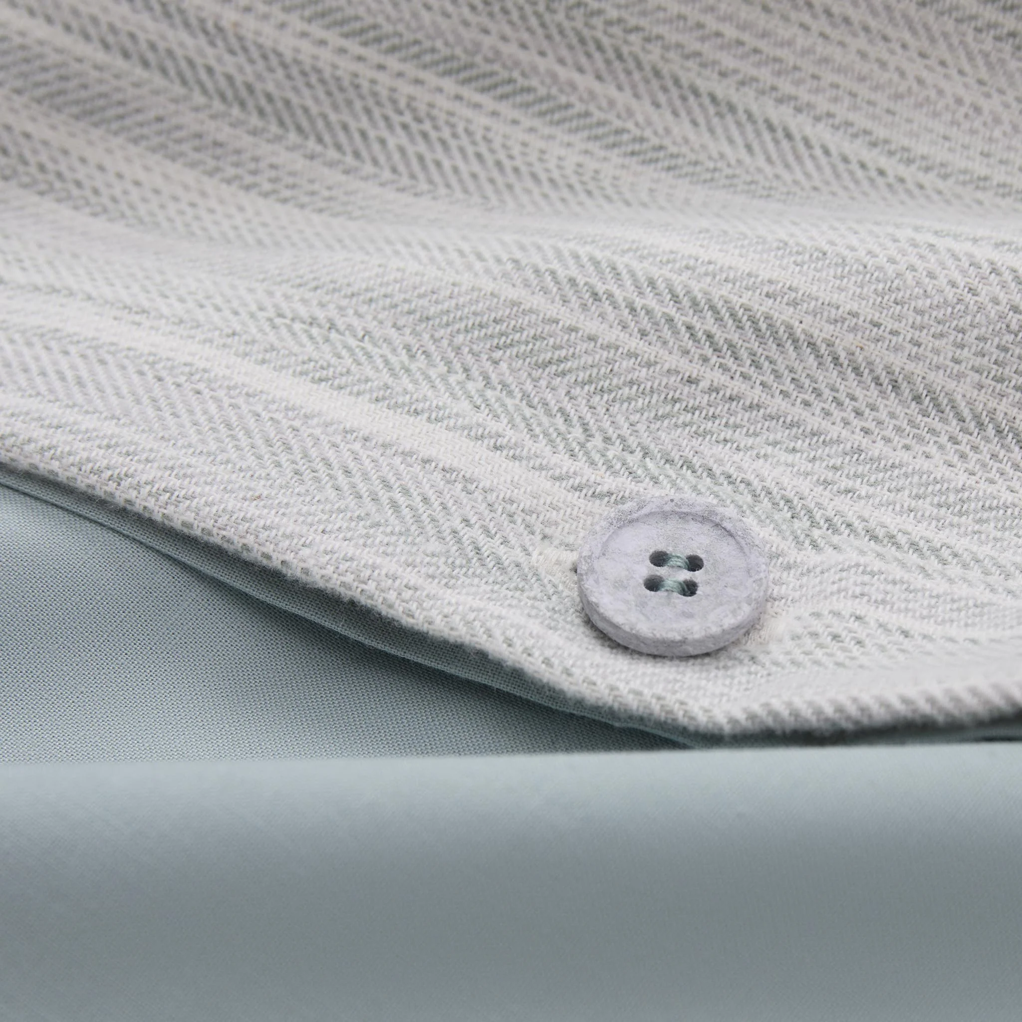 Baumwoll-TENCEL Lyocell-Bettwsche Elvas [Salbeigrün & Grüngrau]