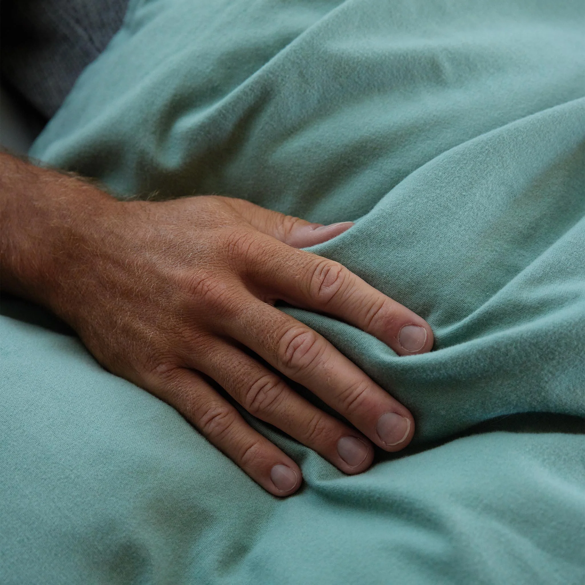 Flanell-Bettwsche Moreira [Salbeigrün]