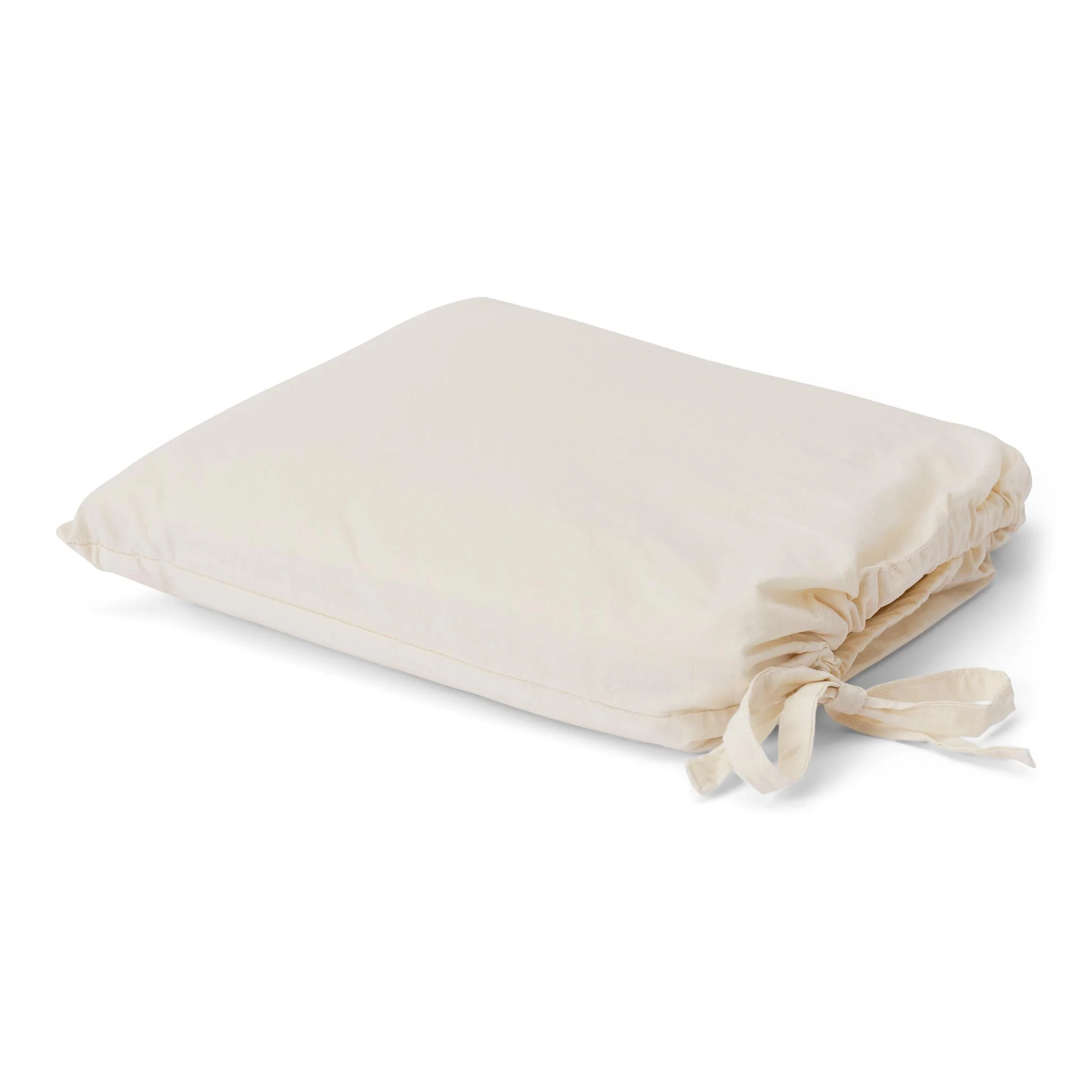 Perkal-Kinderbettwsche-Set Narini [Natur & Graugrün]