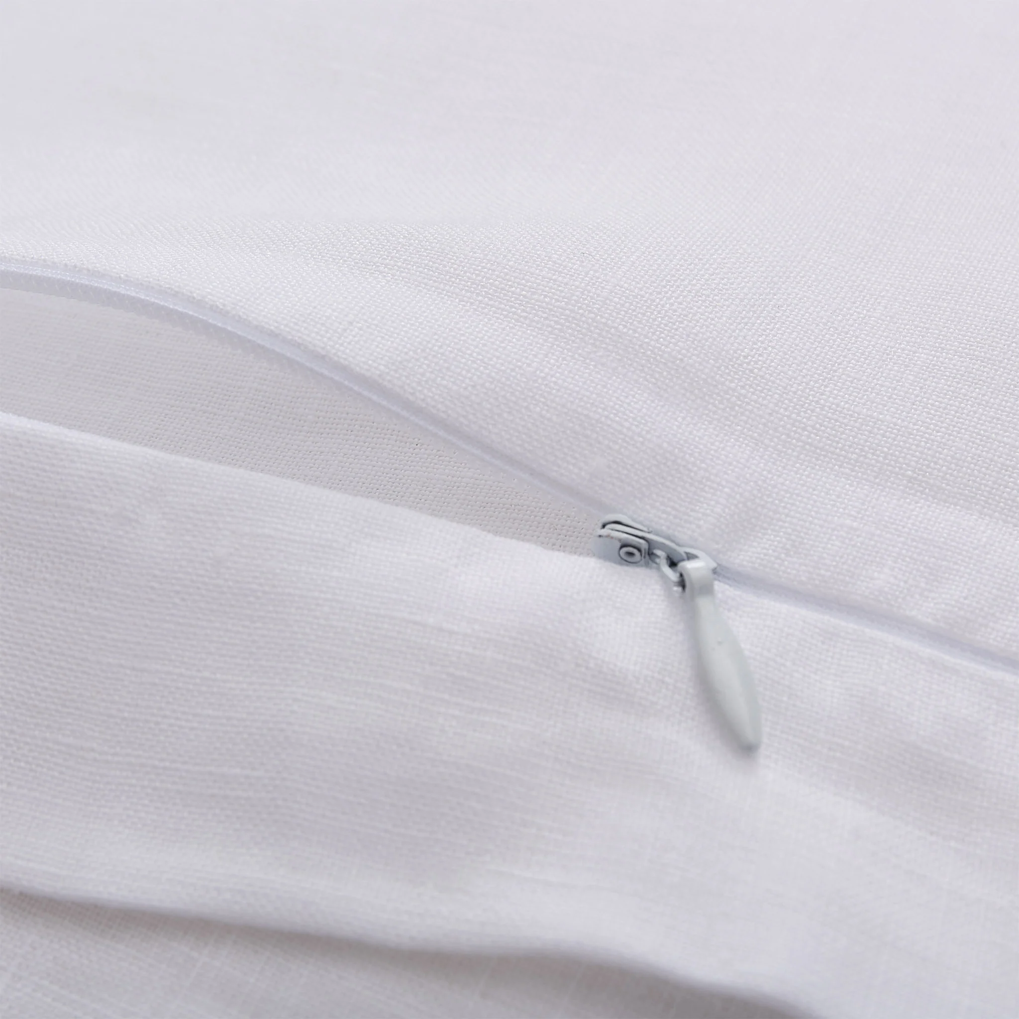 Bio-Leinenbettwsche-Set Ferro [Wei]