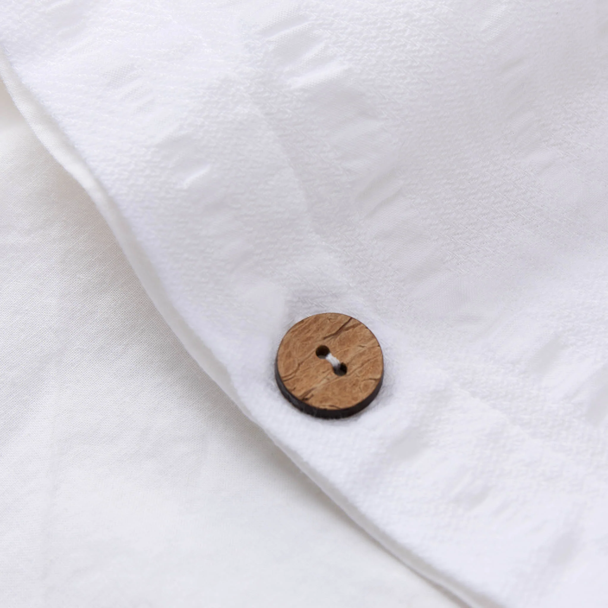 Seersucker-Bettwsche Serras [Wei]